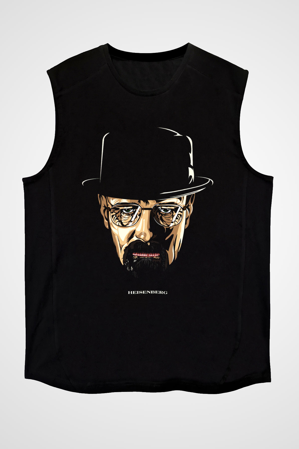 Breaking Bad Heisenberg Siyah Unisex Kolsuz Tişört