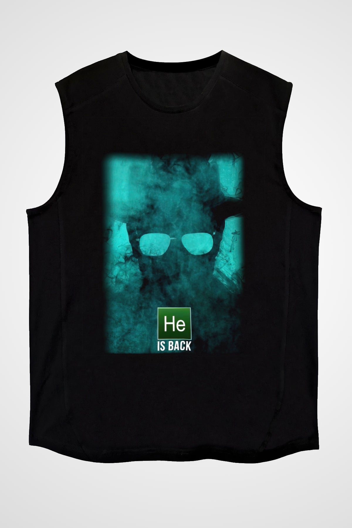 Breaking Bad Heisenberg Siyah Unisex Kolsuz Tişört