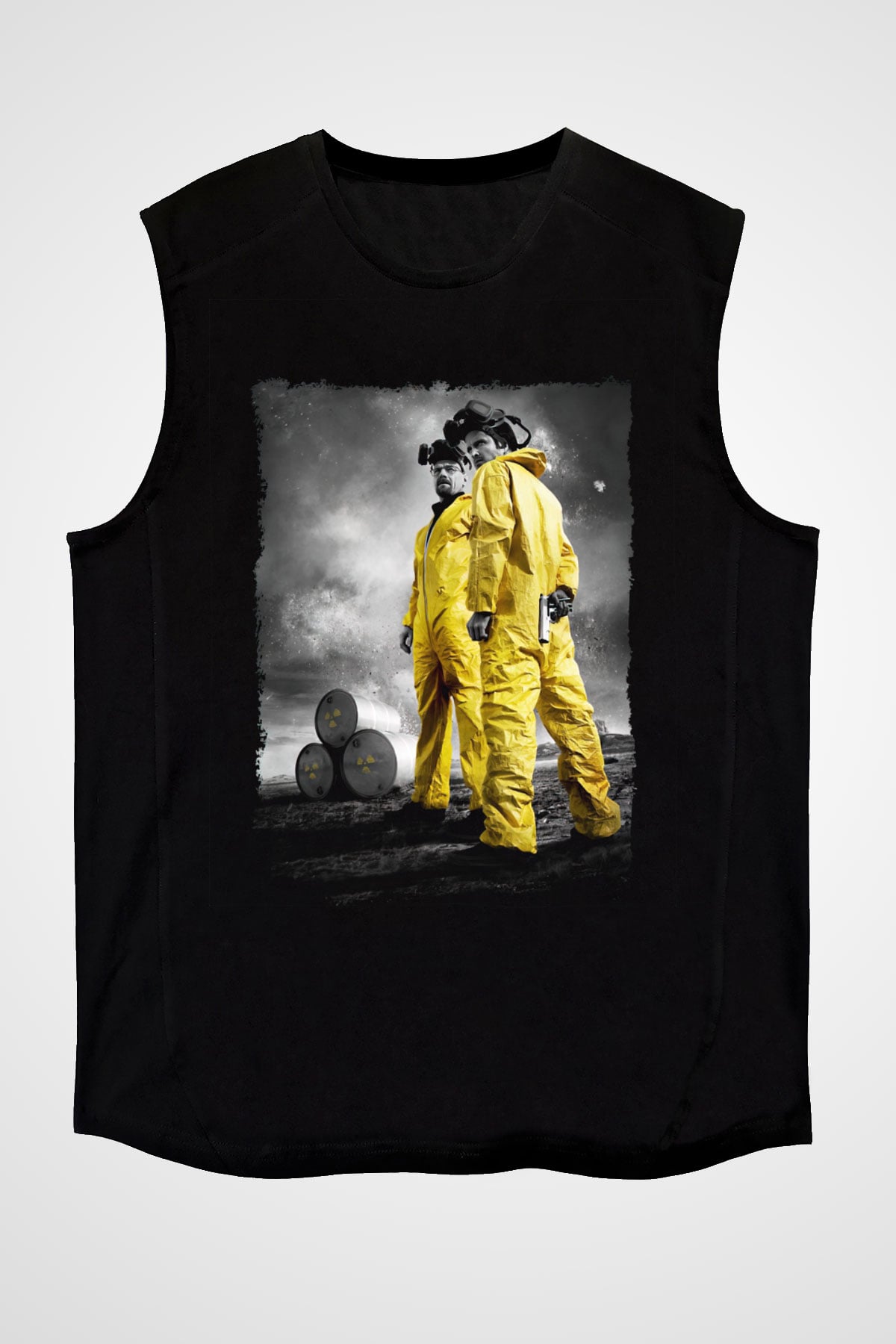 Breaking Bad Heisenberg Siyah Unisex Kolsuz Tişört