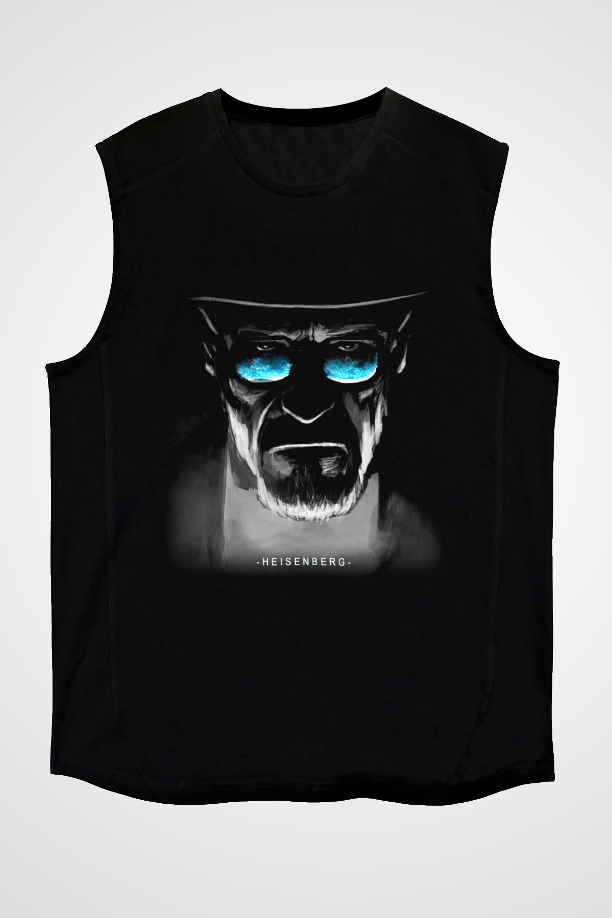 Breaking Bad Heisenberg Siyah Unisex Kolsuz Tişört