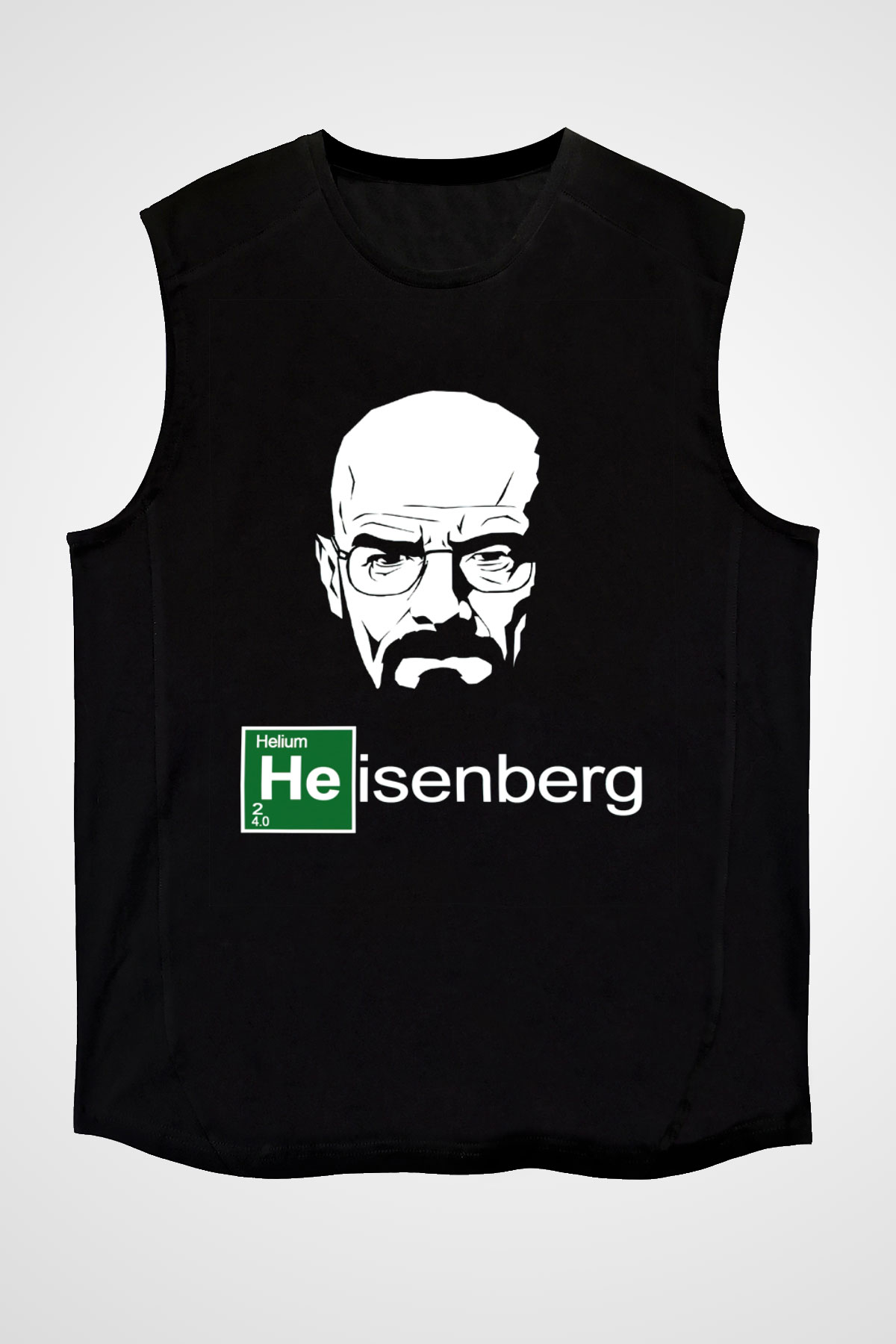 Breaking Bad Heisenberg Siyah Unisex Kolsuz Tişört