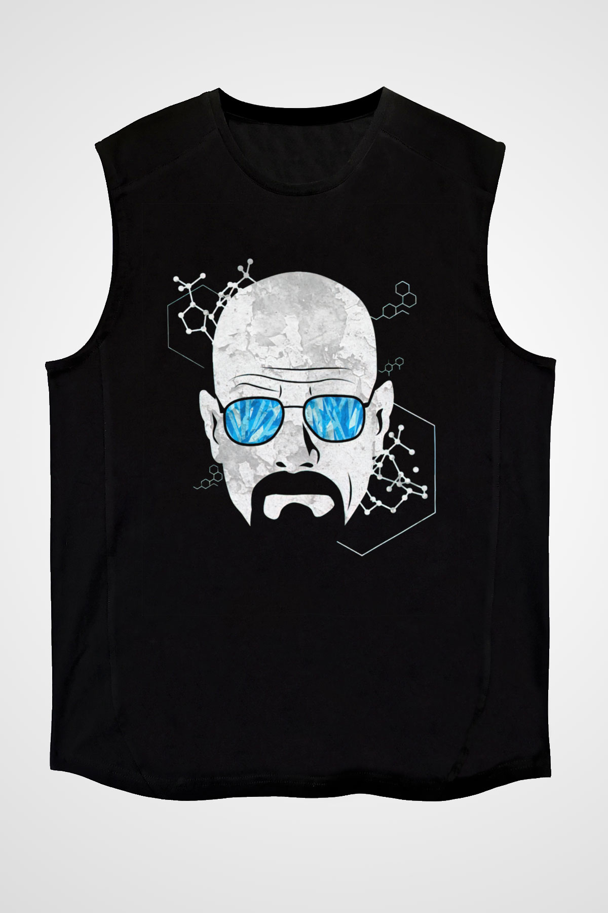 Breaking Bad Heisenberg Siyah Unisex Kolsuz Tişört