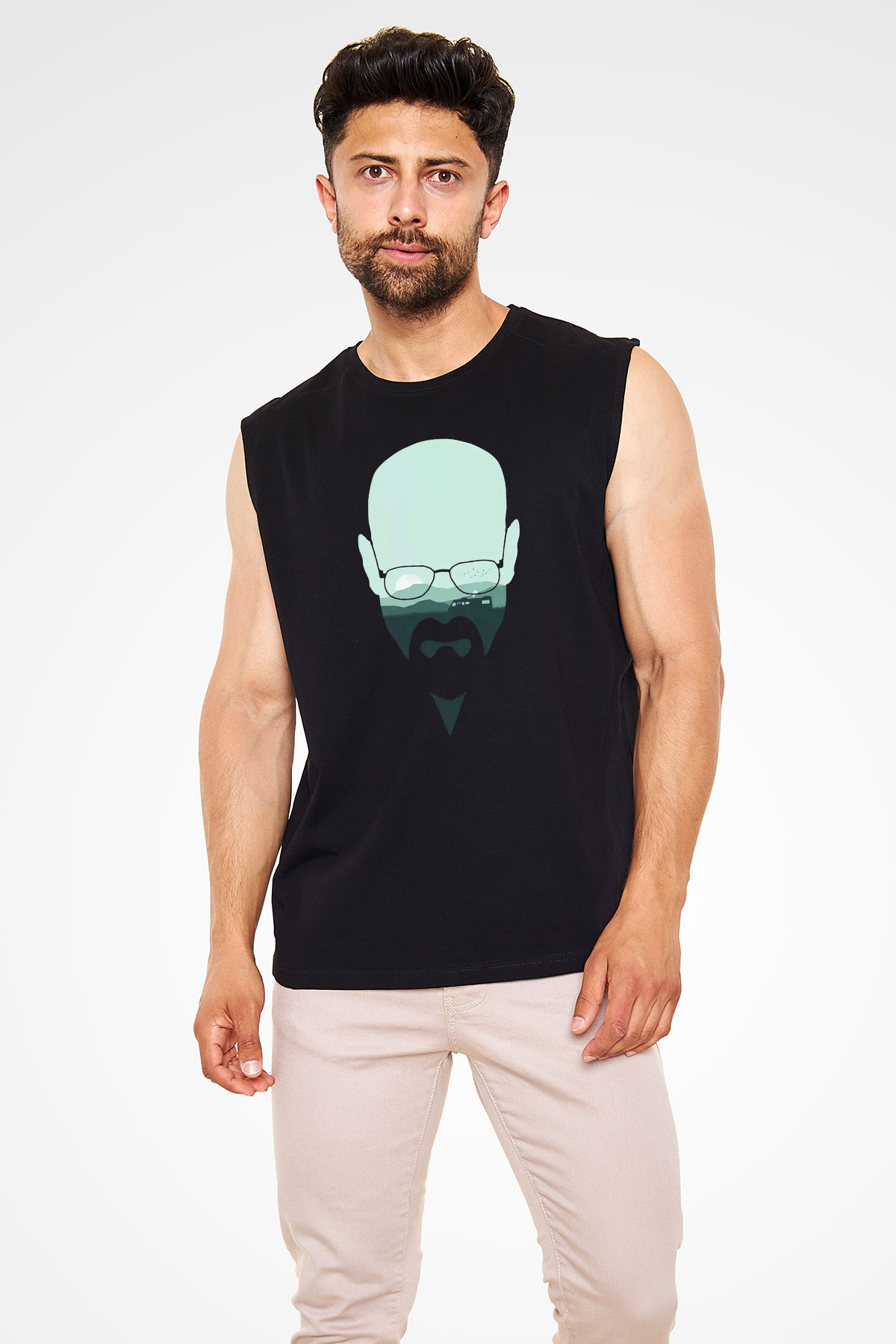 Breaking Bad Heisenberg Siyah Unisex Kolsuz Tişört