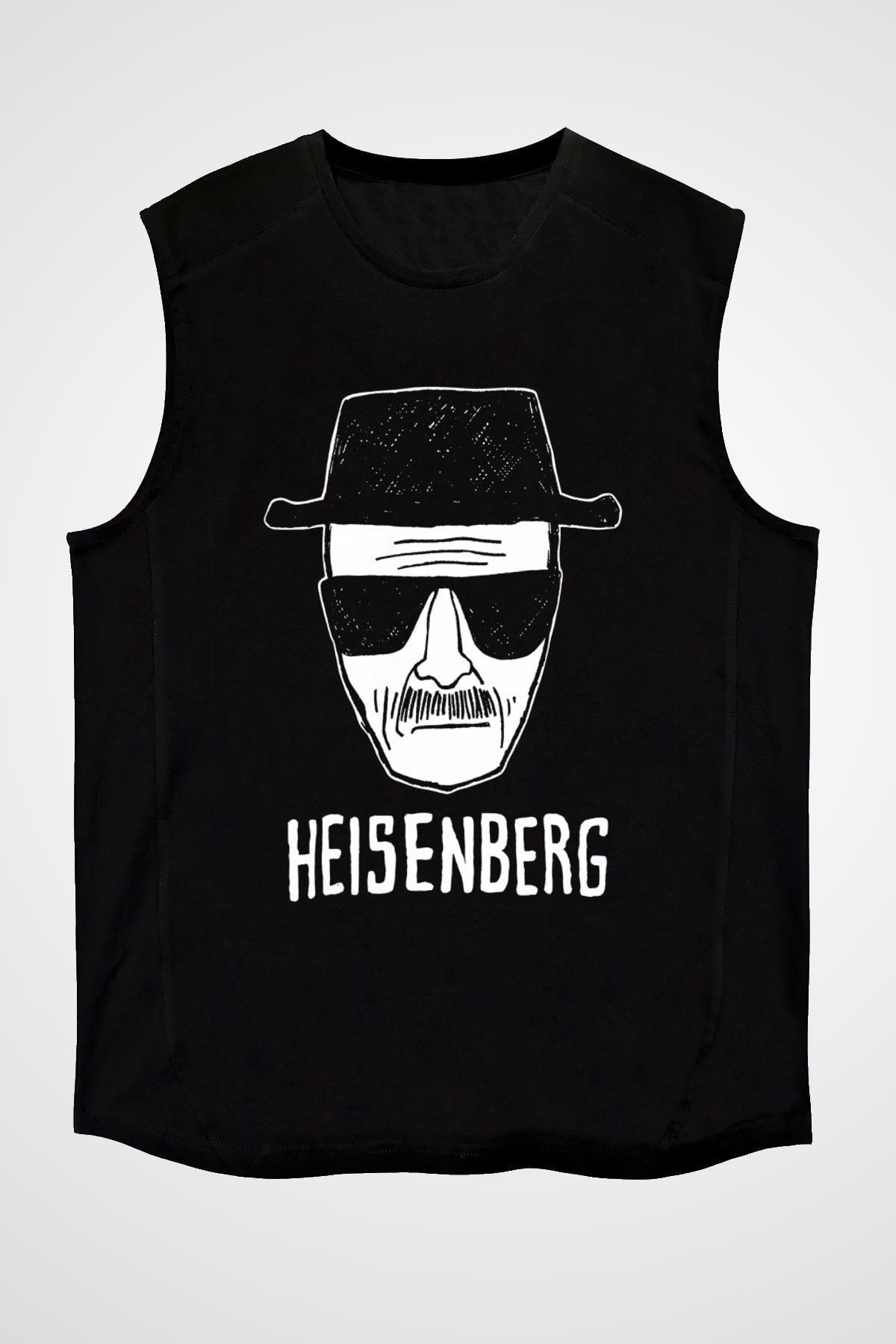Breaking Bad Heisenberg Siyah Unisex Kolsuz Tişört