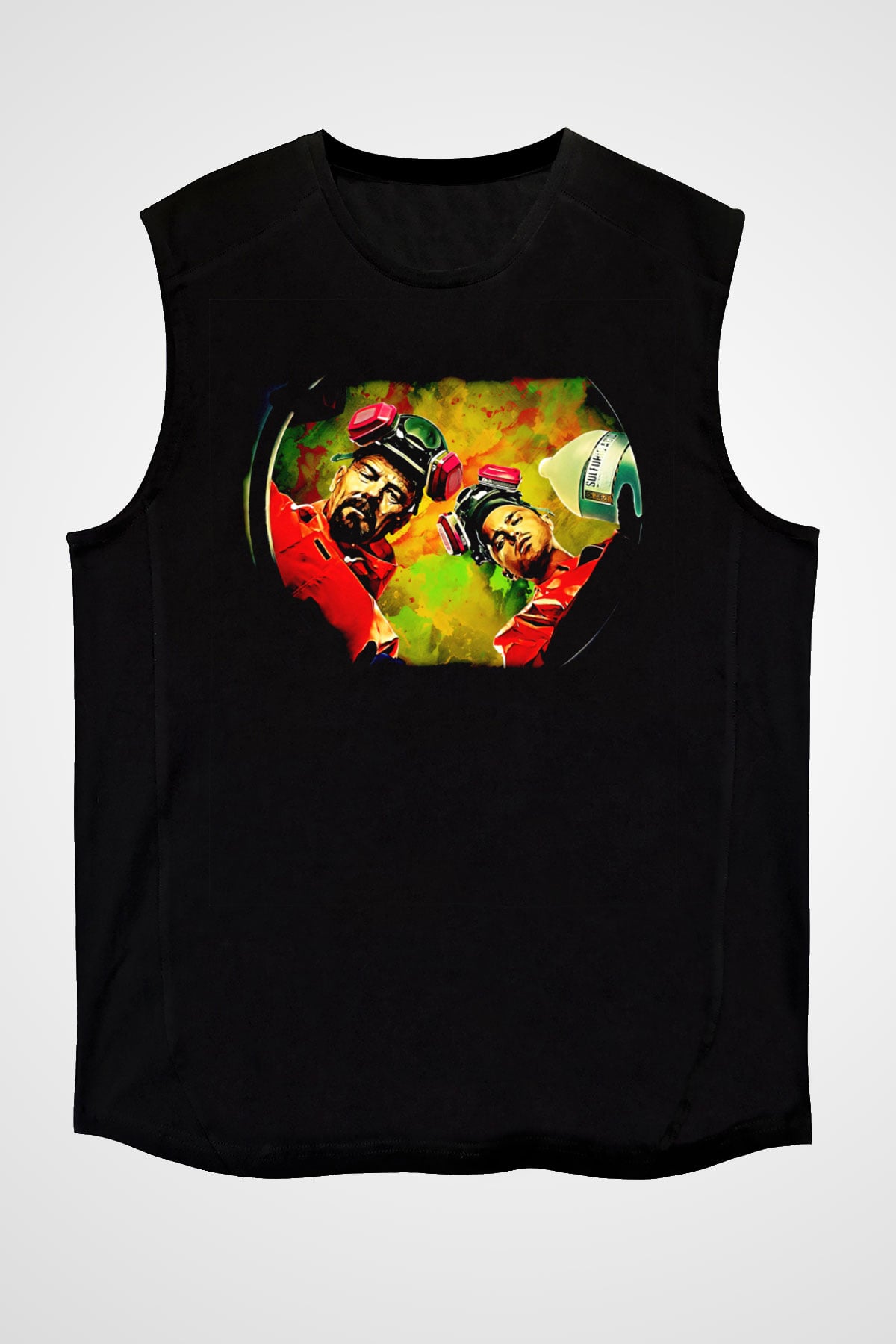 Breaking Bad Heisenberg Siyah Unisex Kolsuz Tişört