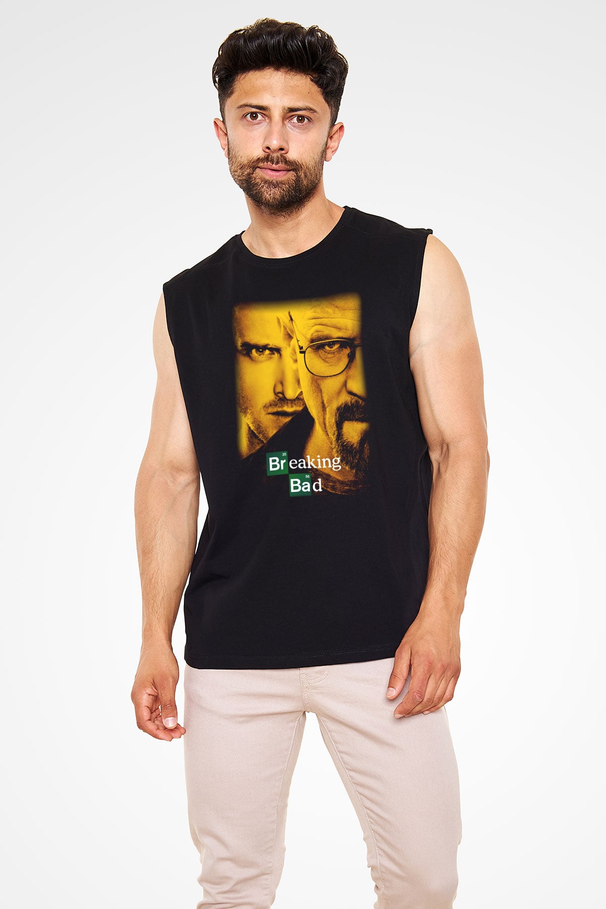 Breaking Bad Heisenberg Siyah Unisex Kolsuz Tişört
