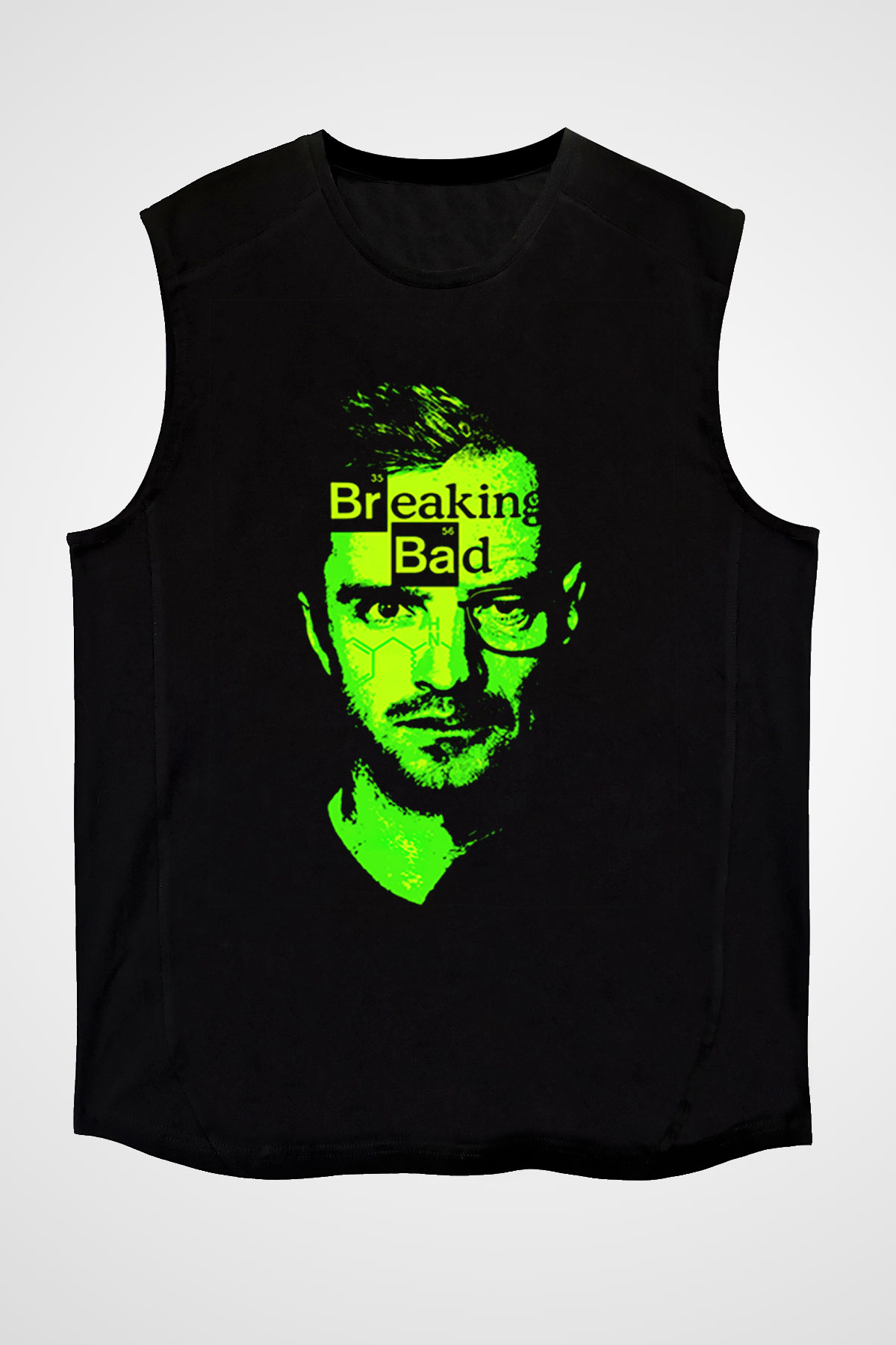 Breaking Bad Heisenberg Siyah Unisex Kolsuz Tişört