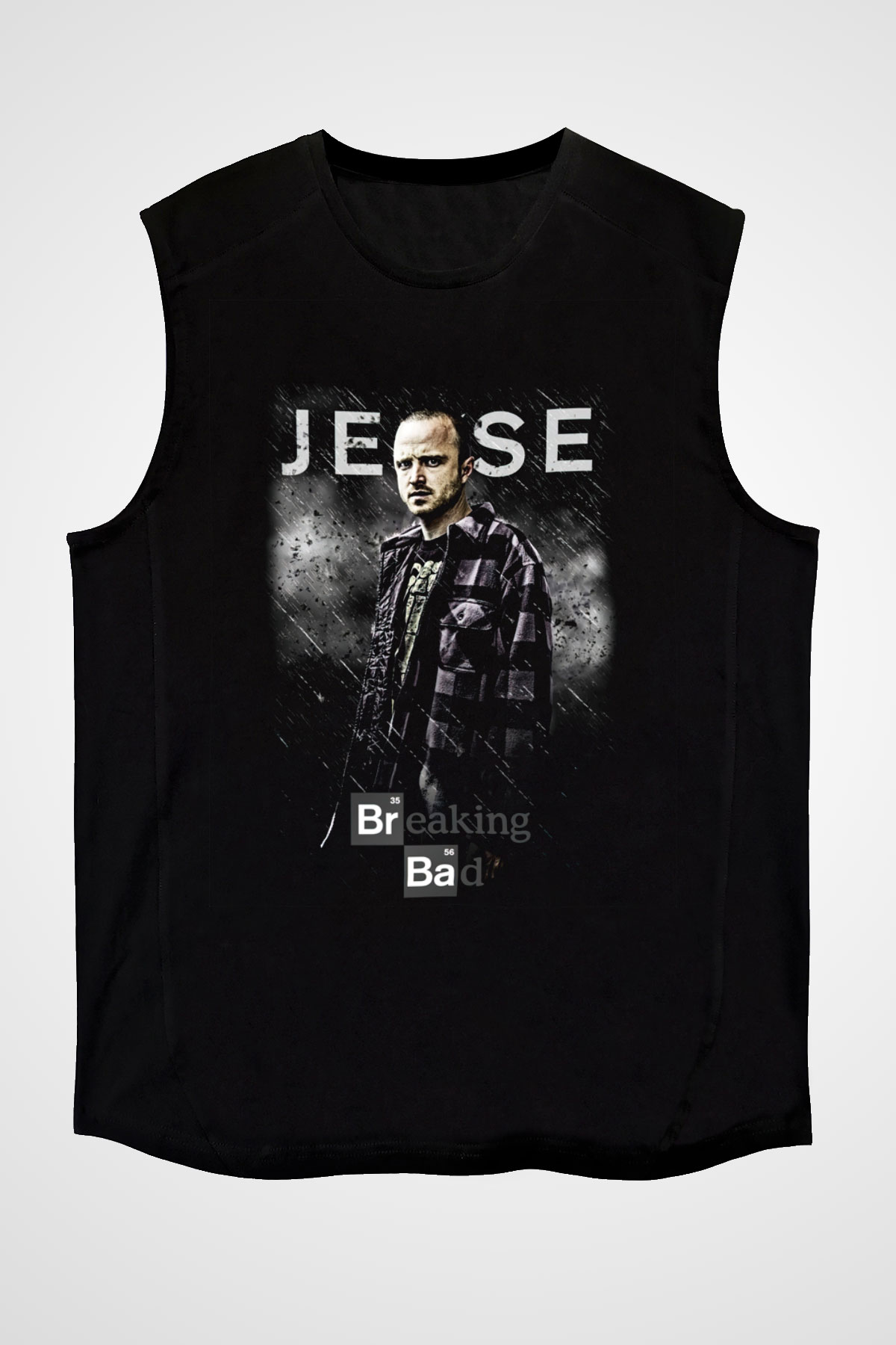 Breaking Bad Heisenberg Siyah Unisex Kolsuz Tişört