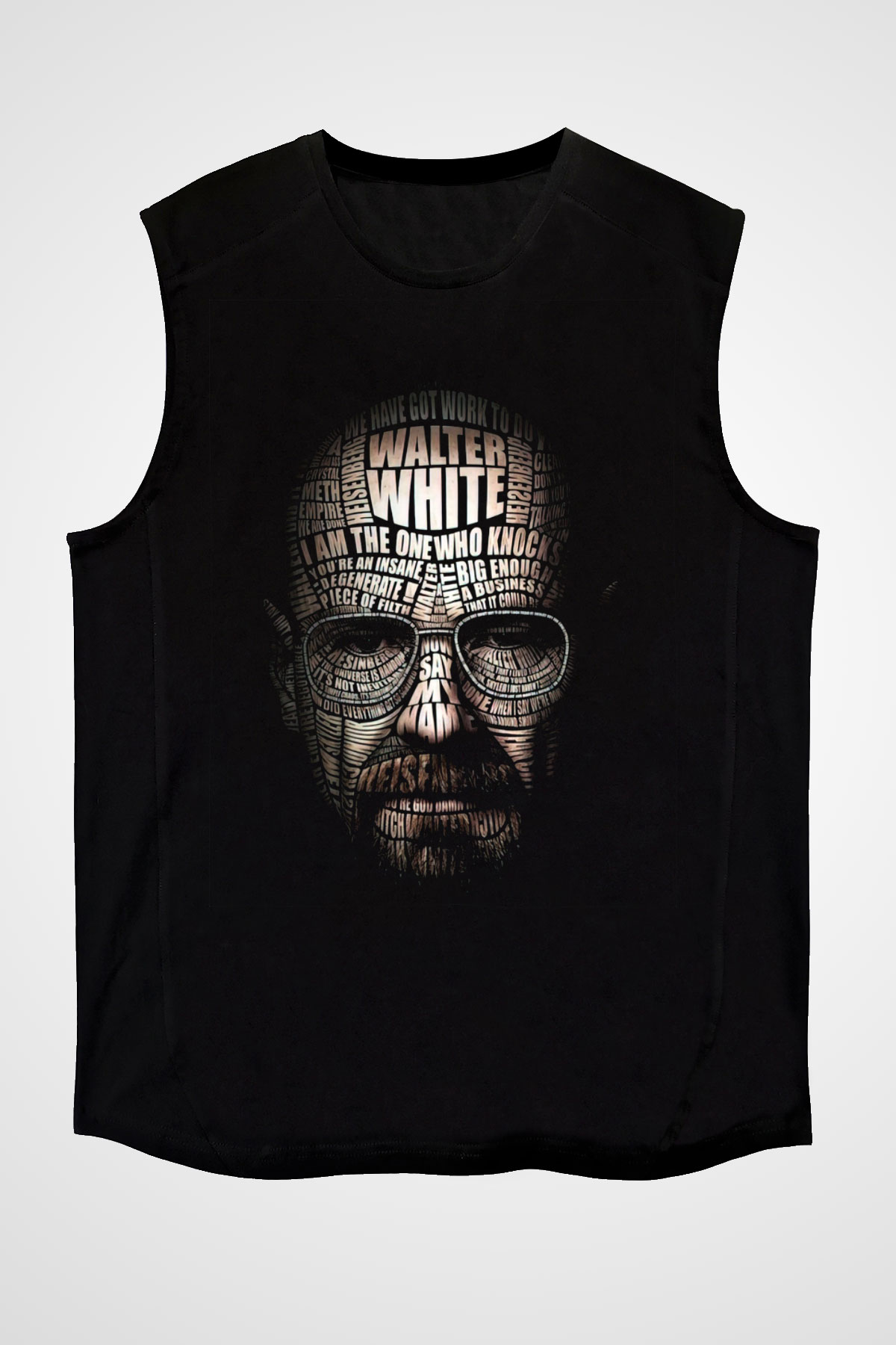 Breaking Bad Heisenberg Siyah Unisex Kolsuz Tişört