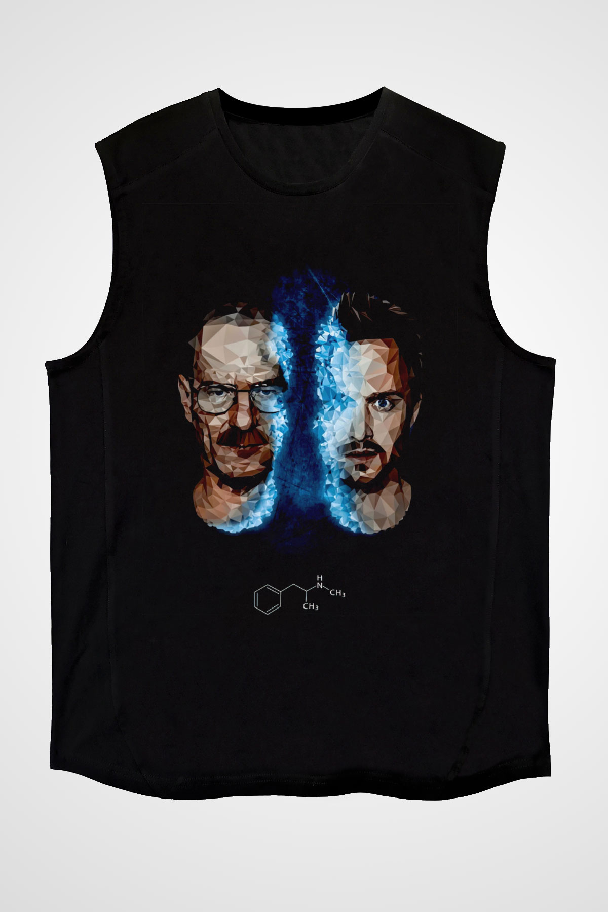 Breaking Bad Heisenberg Siyah Unisex Kolsuz Tişört