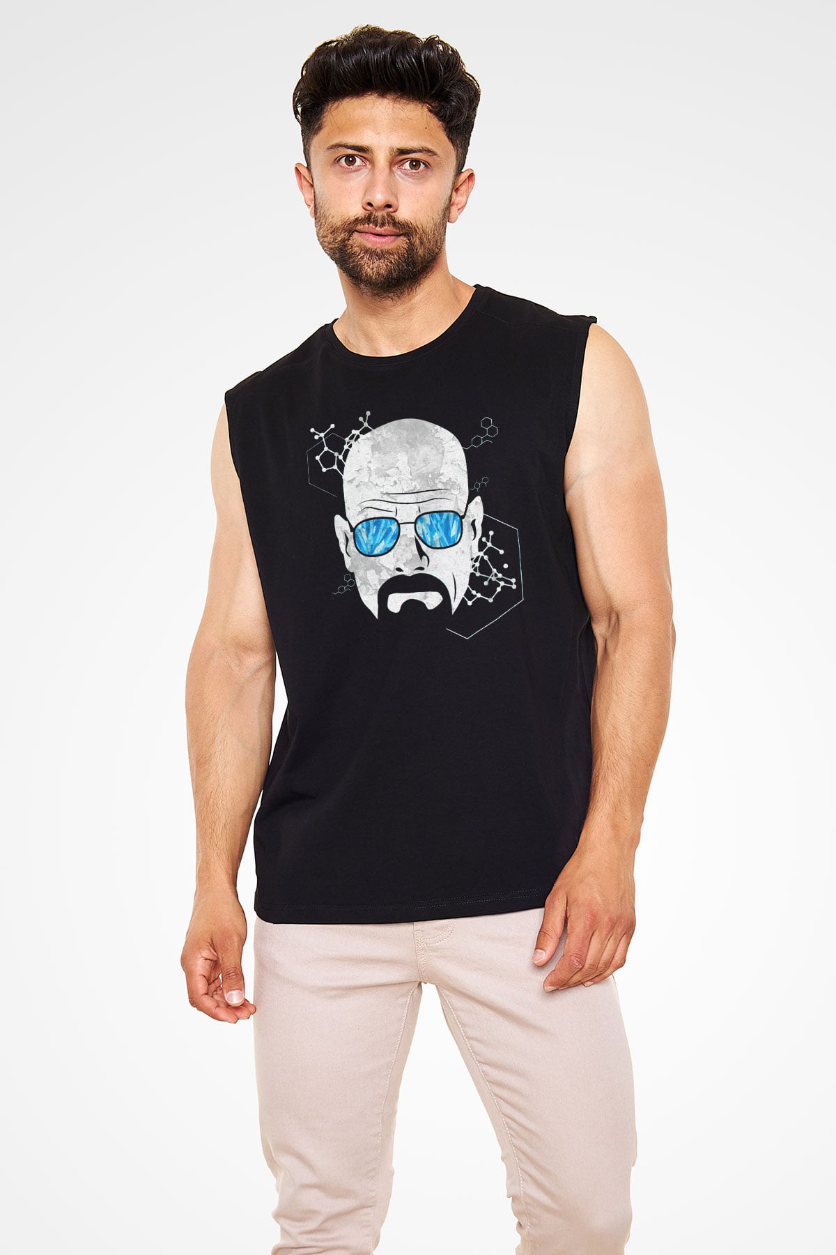 Breaking Bad Heisenberg Siyah Unisex Kolsuz Tişört