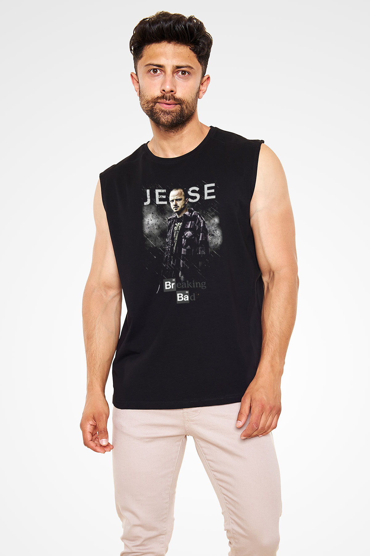 Breaking Bad Heisenberg Siyah Unisex Kolsuz Tişört