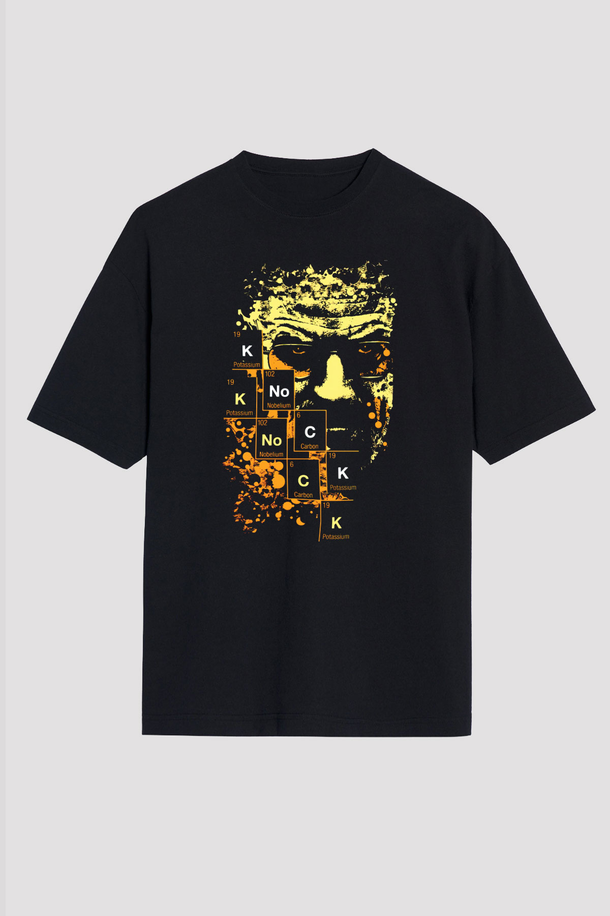 Breaking Bad Heisenberg Siyah Unisex Oversize Tişört T-Shirt