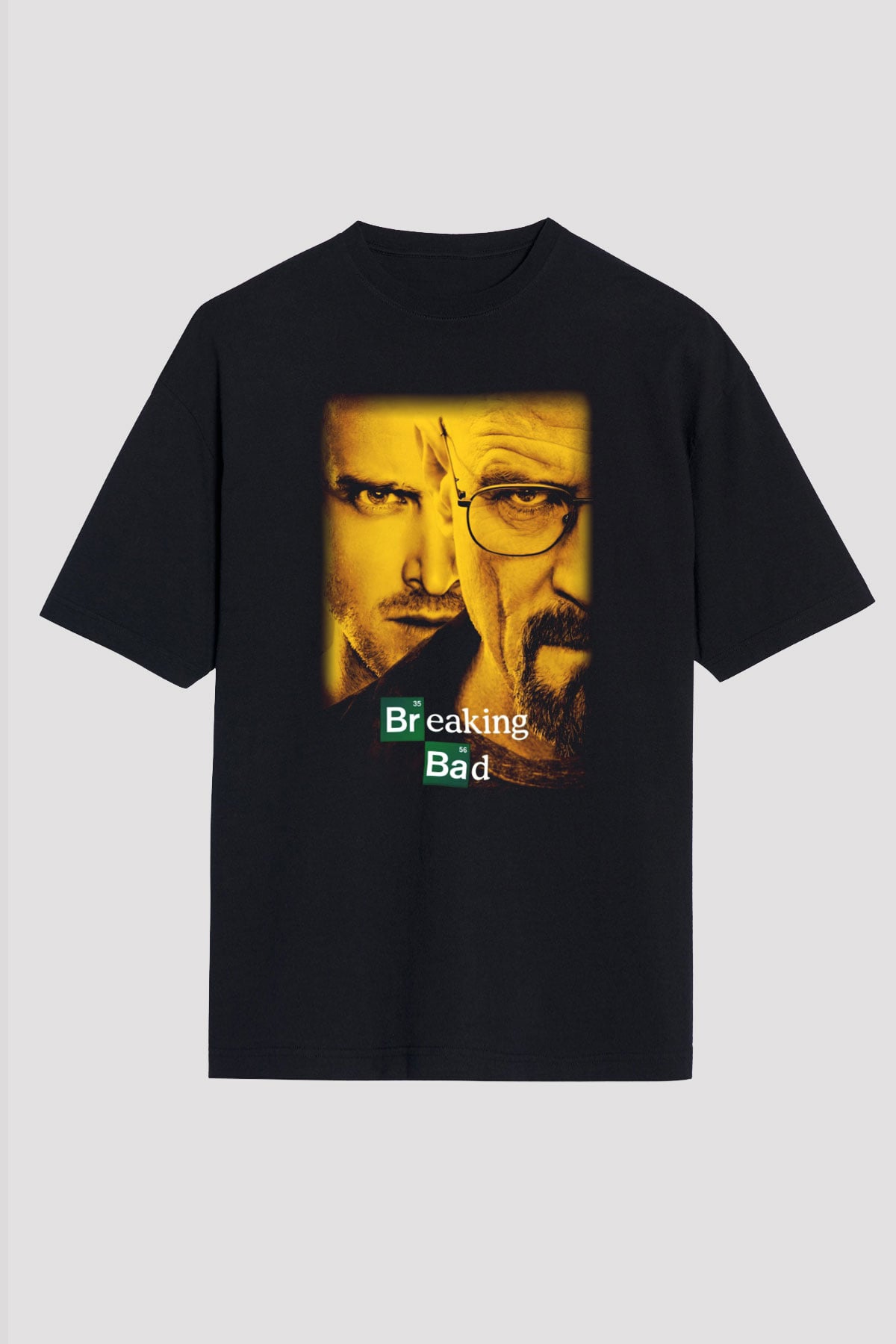 Breaking Bad Heisenberg Siyah Unisex Oversize Tişört T-Shirt