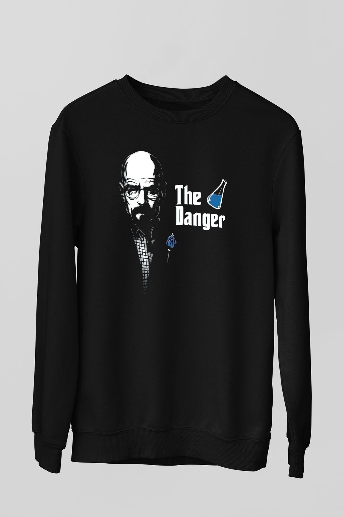 Breaking Bad Heisenberg Siyah Unisex Sweatshirt