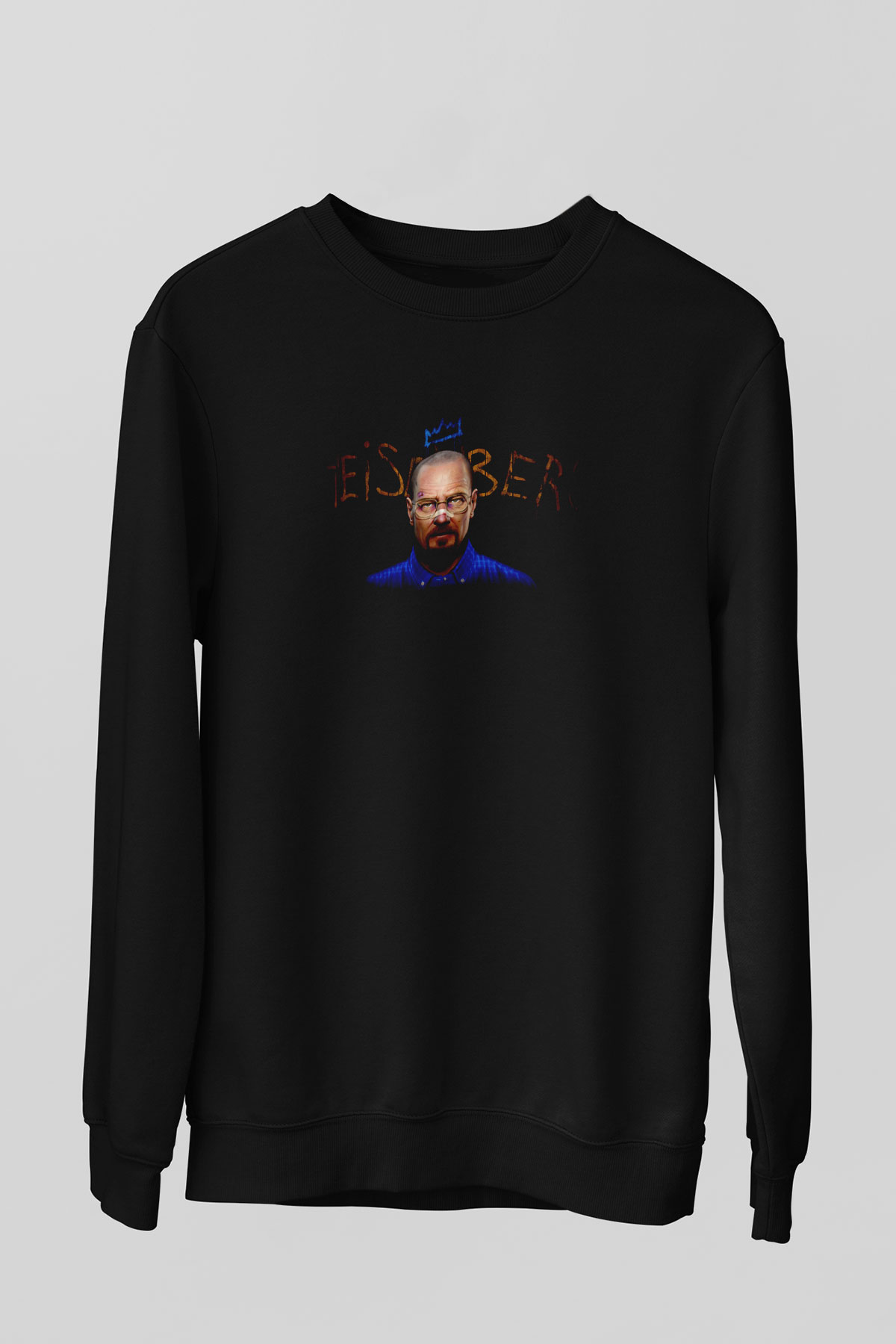 Breaking Bad Heisenberg Siyah Unisex Sweatshirt