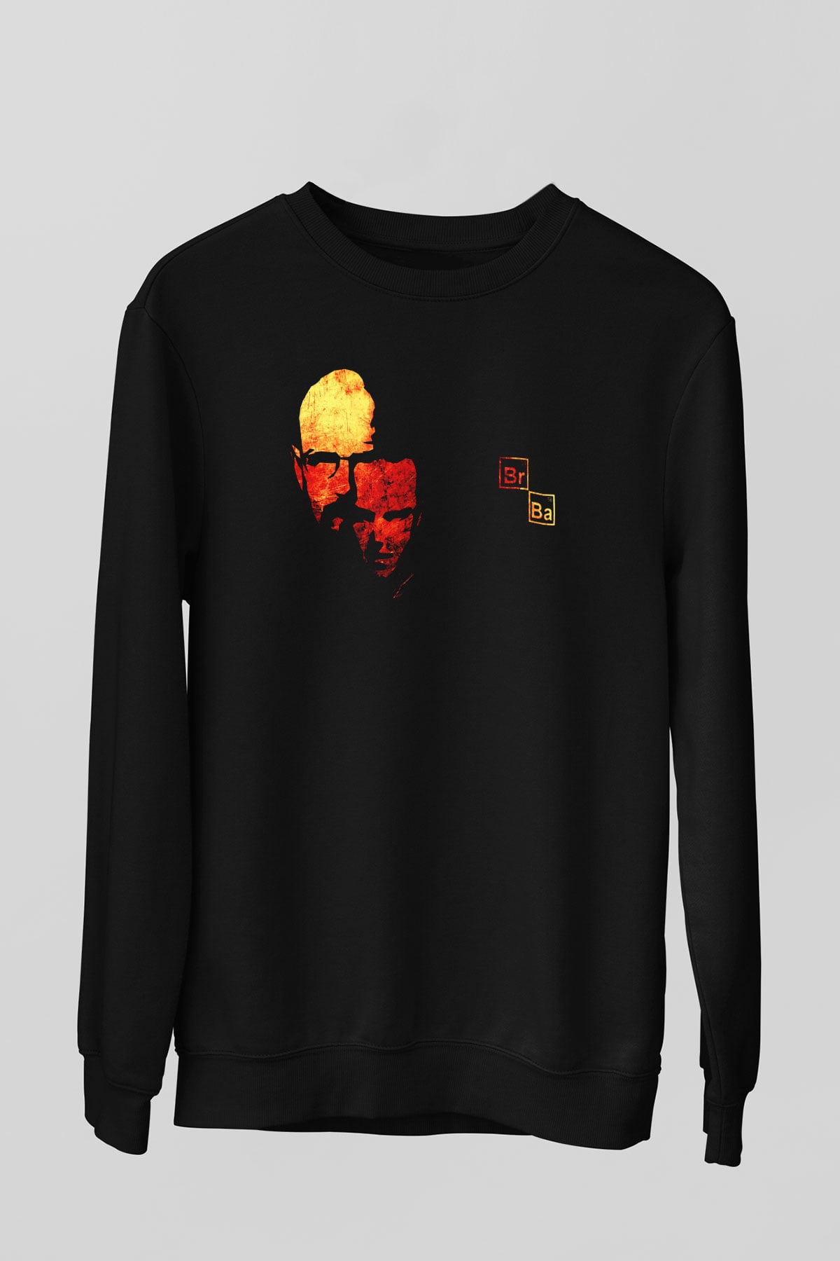 Breaking Bad Heisenberg Siyah Unisex Sweatshirt