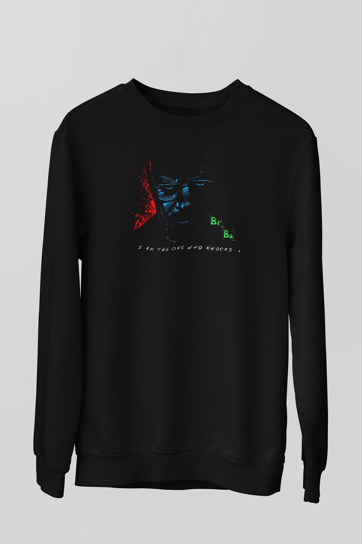 Breaking Bad Heisenberg Siyah Unisex Sweatshirt