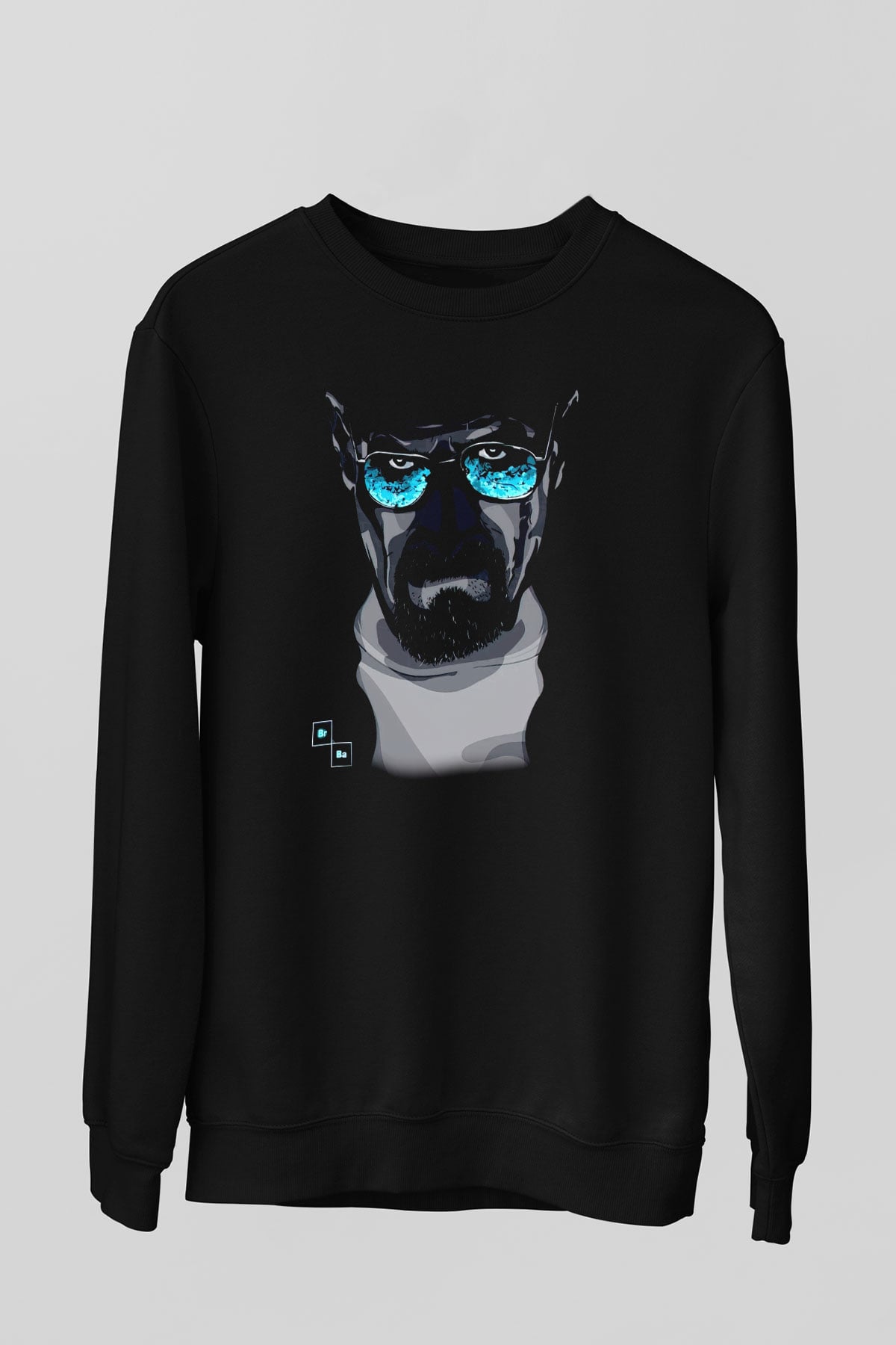 Breaking Bad Heisenberg Siyah Unisex Sweatshirt
