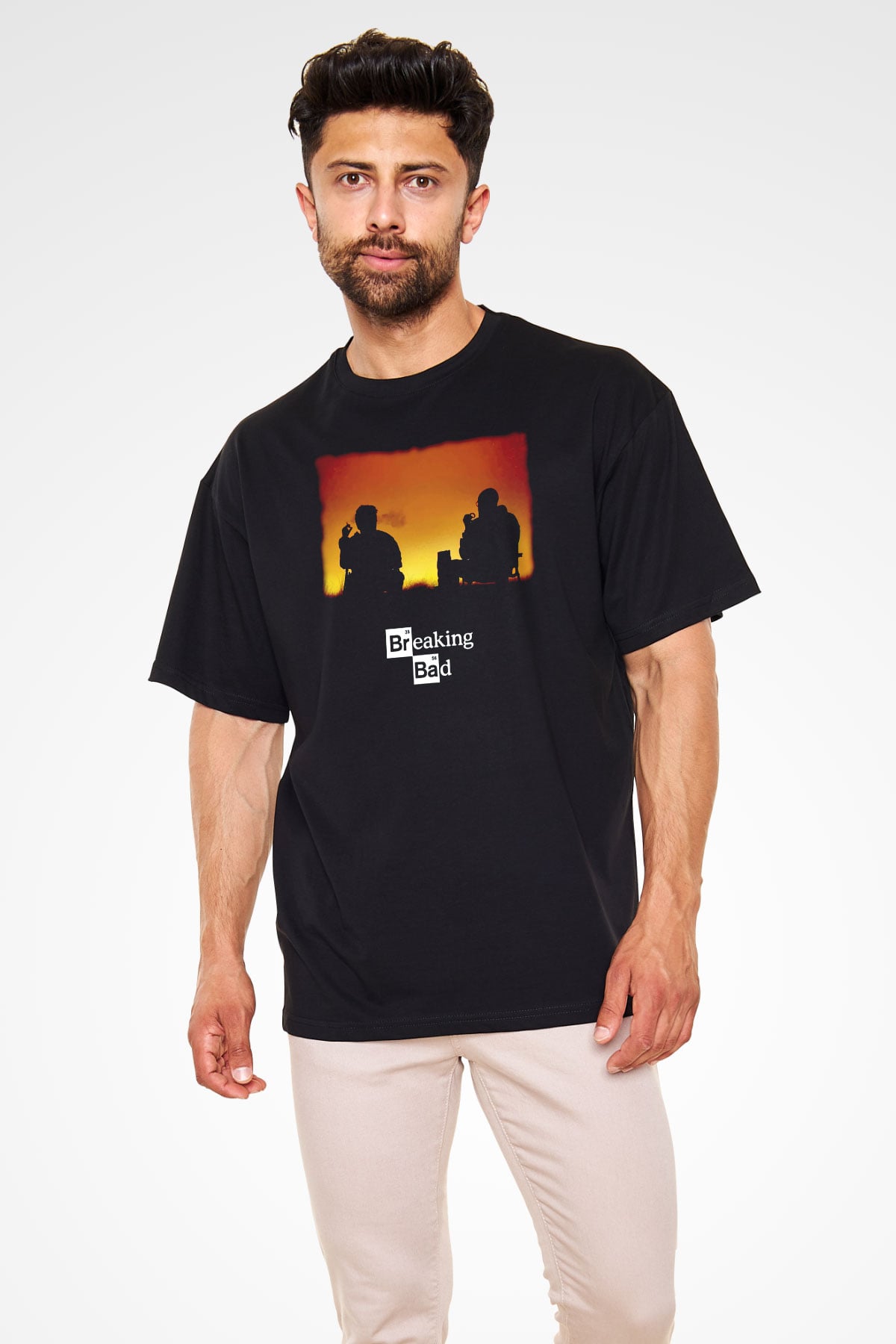 Breaking Bad Heisenberg Siyah Oversize Tişört Oversize T-shirt