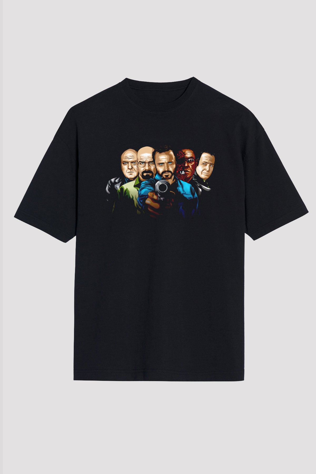 Breaking Bad Heisenberg Siyah Oversize Tişört Oversize T-shirt