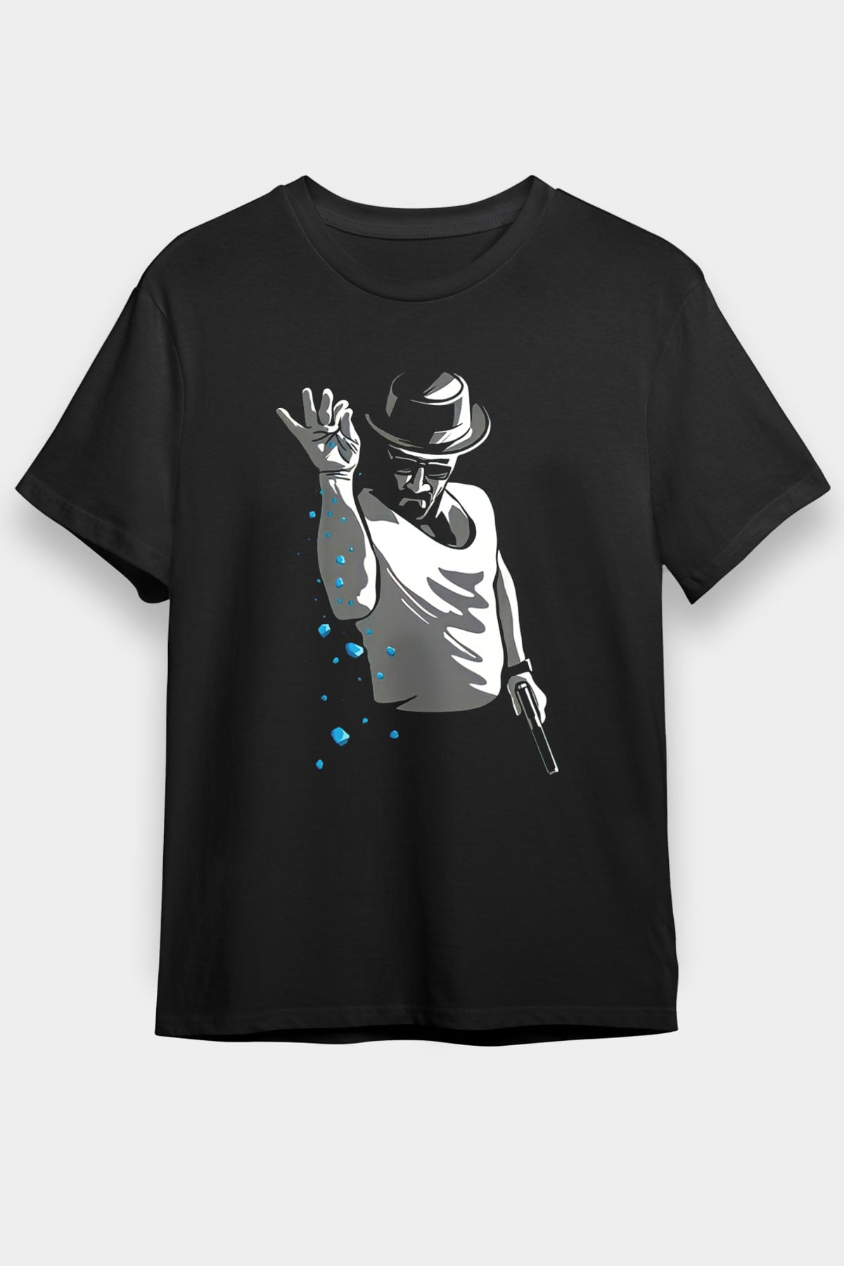 Breaking Bad Heisenberg Siyah Unisex Tişört T-Shirt