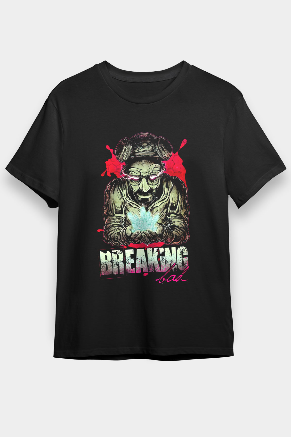Breaking Bad Heisenberg Siyah Unisex Tişört T-Shirt