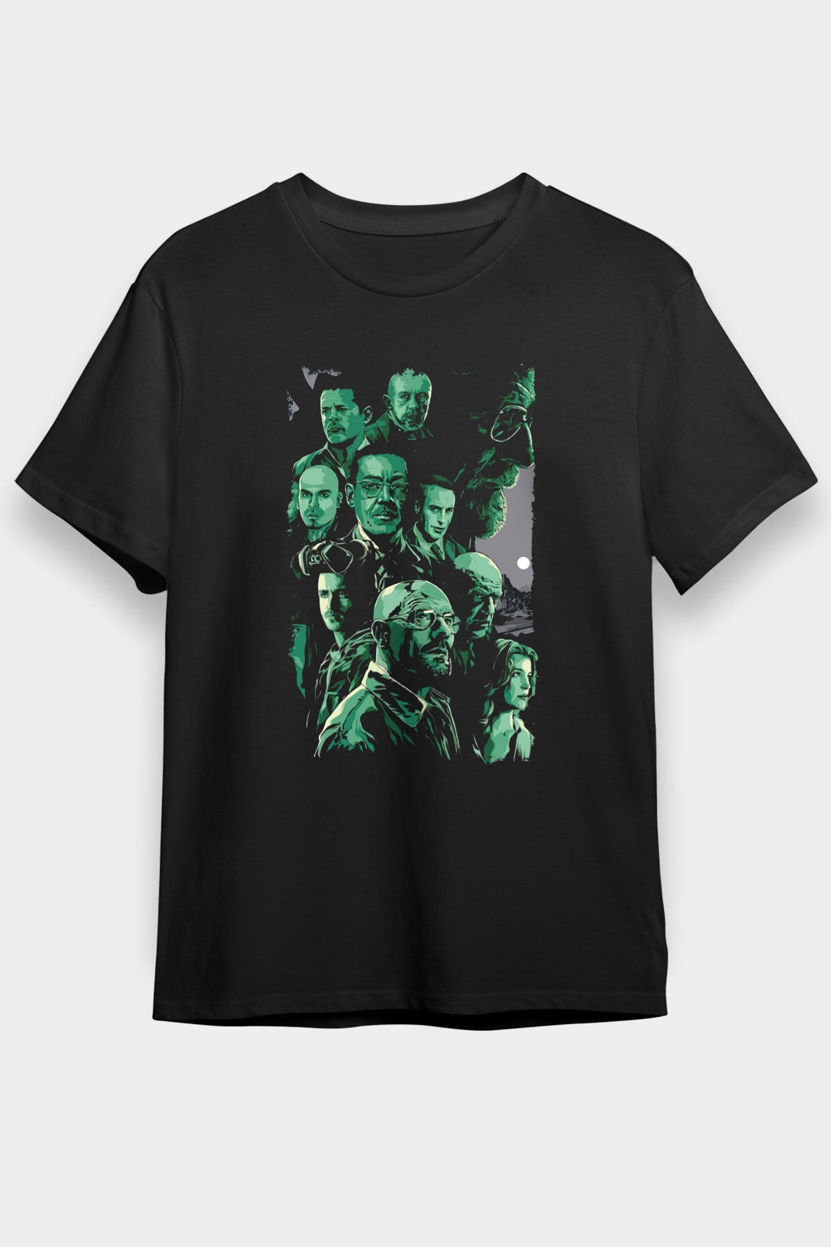 Breaking Bad Heisenberg Siyah Unisex Tişört T-Shirt