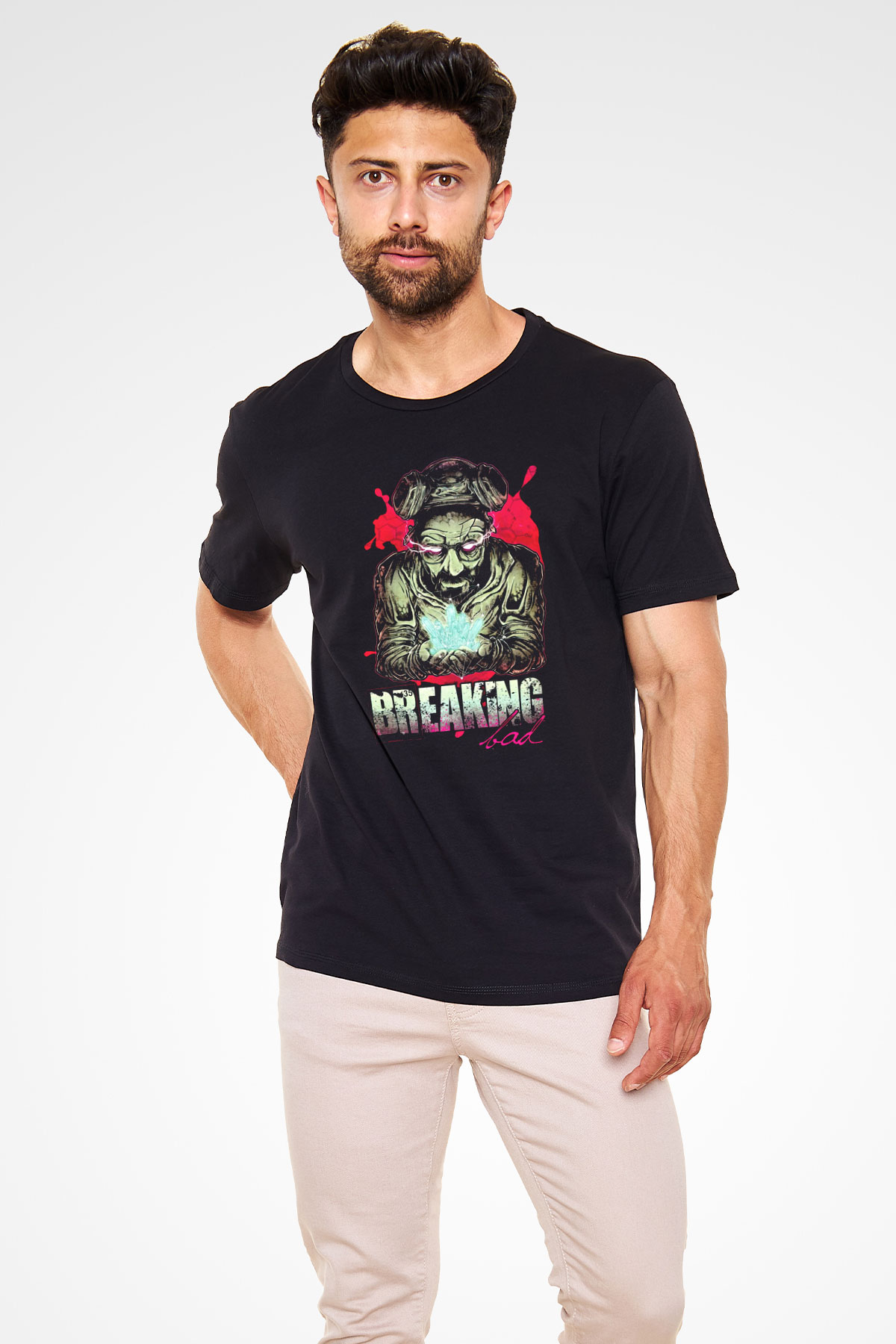 Breaking Bad Heisenberg Siyah Unisex Tişört T-Shirt