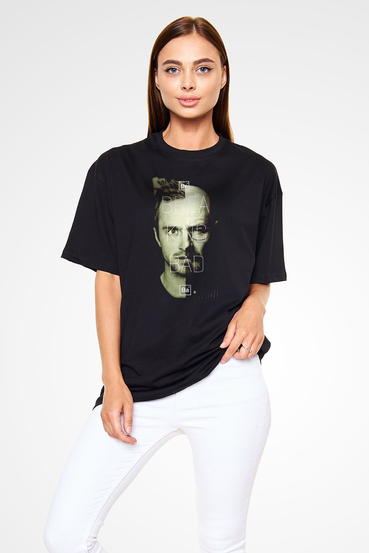 Breaking Bad Heisenberg Siyah Oversize Tişört Oversize T-shirt