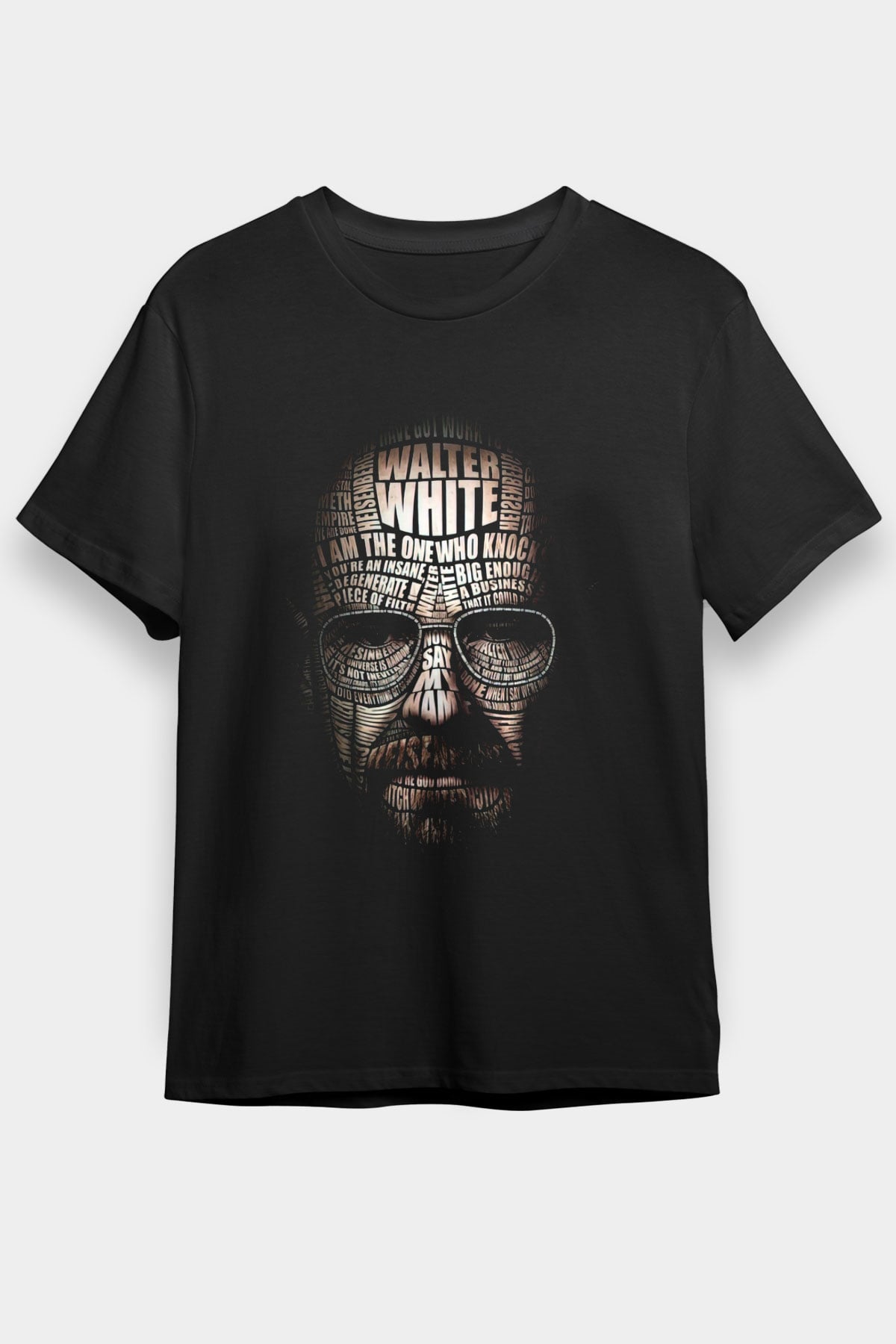 Breaking Bad Heisenberg Siyah Unisex Tişört T-Shirt