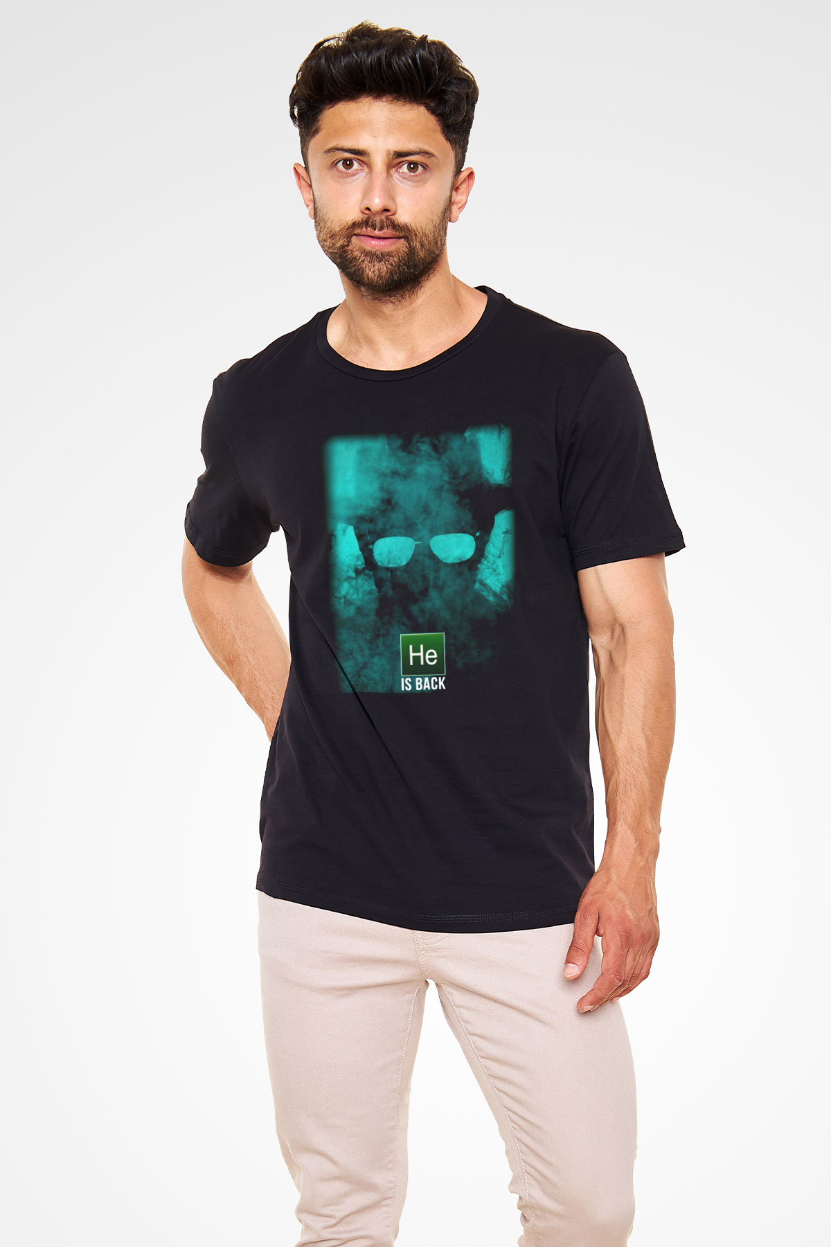 Breaking Bad Heisenberg Siyah Unisex Tişört T-Shirt