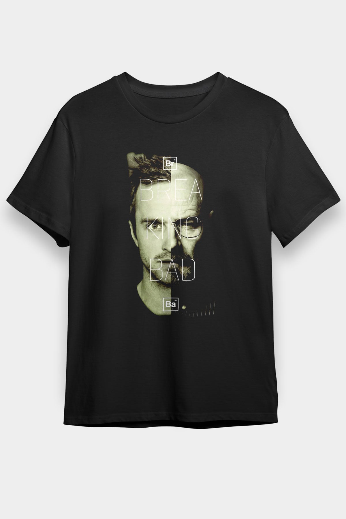 Breaking Bad Heisenberg Siyah Unisex Tişört T-Shirt
