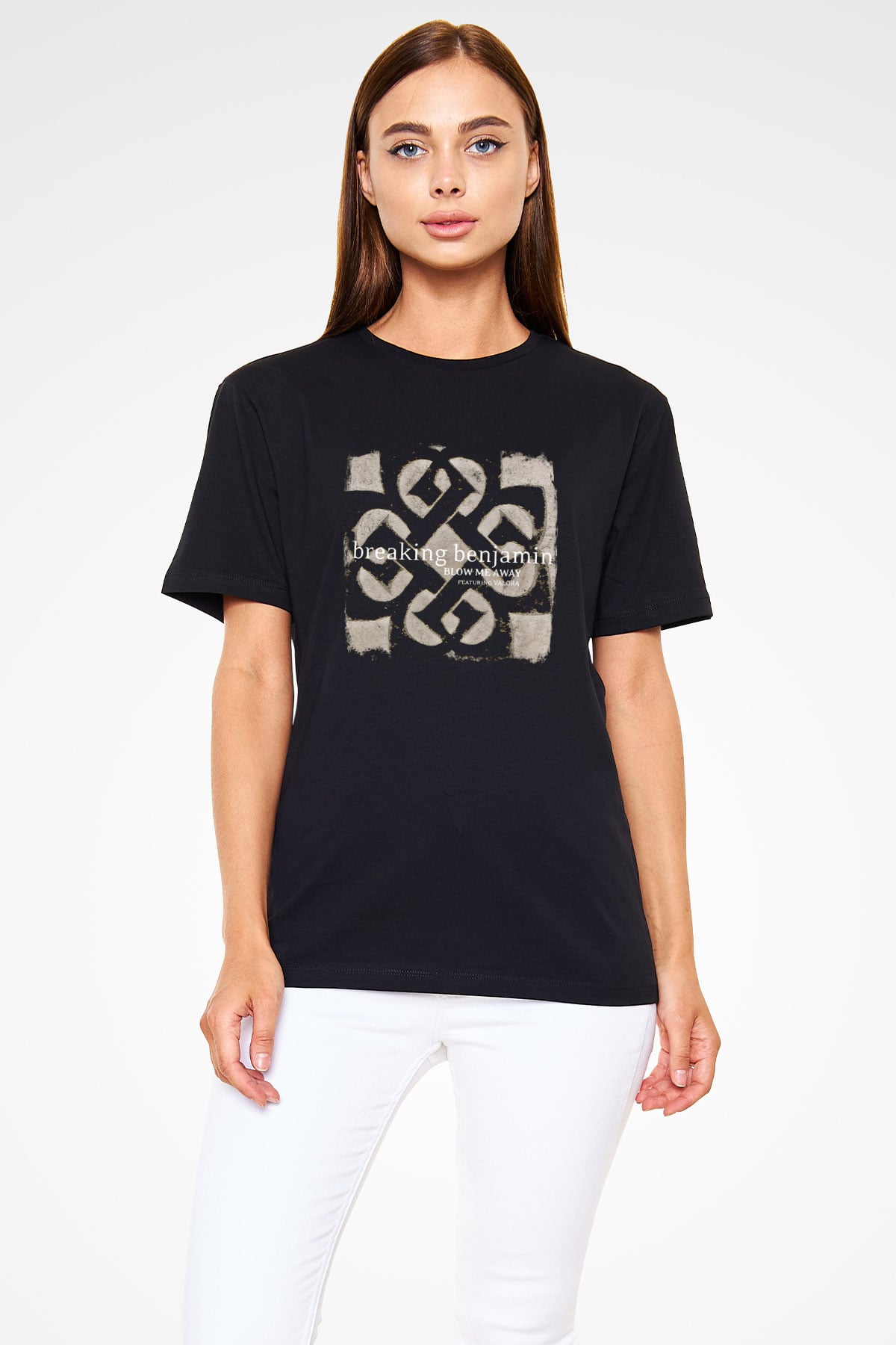Breaking Benjamin Baskılı Unisex Siyah Tişört