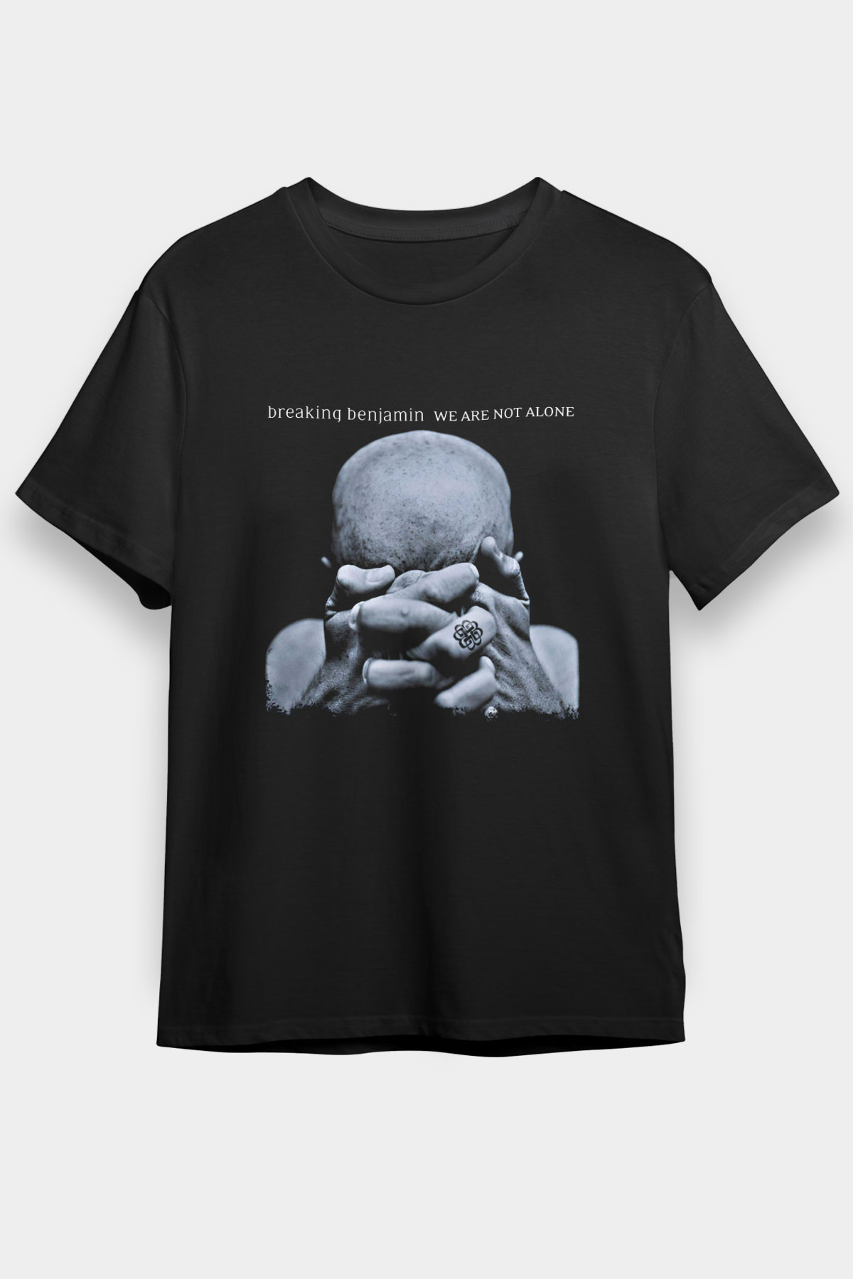 Breaking Benjamin Baskılı Unisex Siyah Tişört