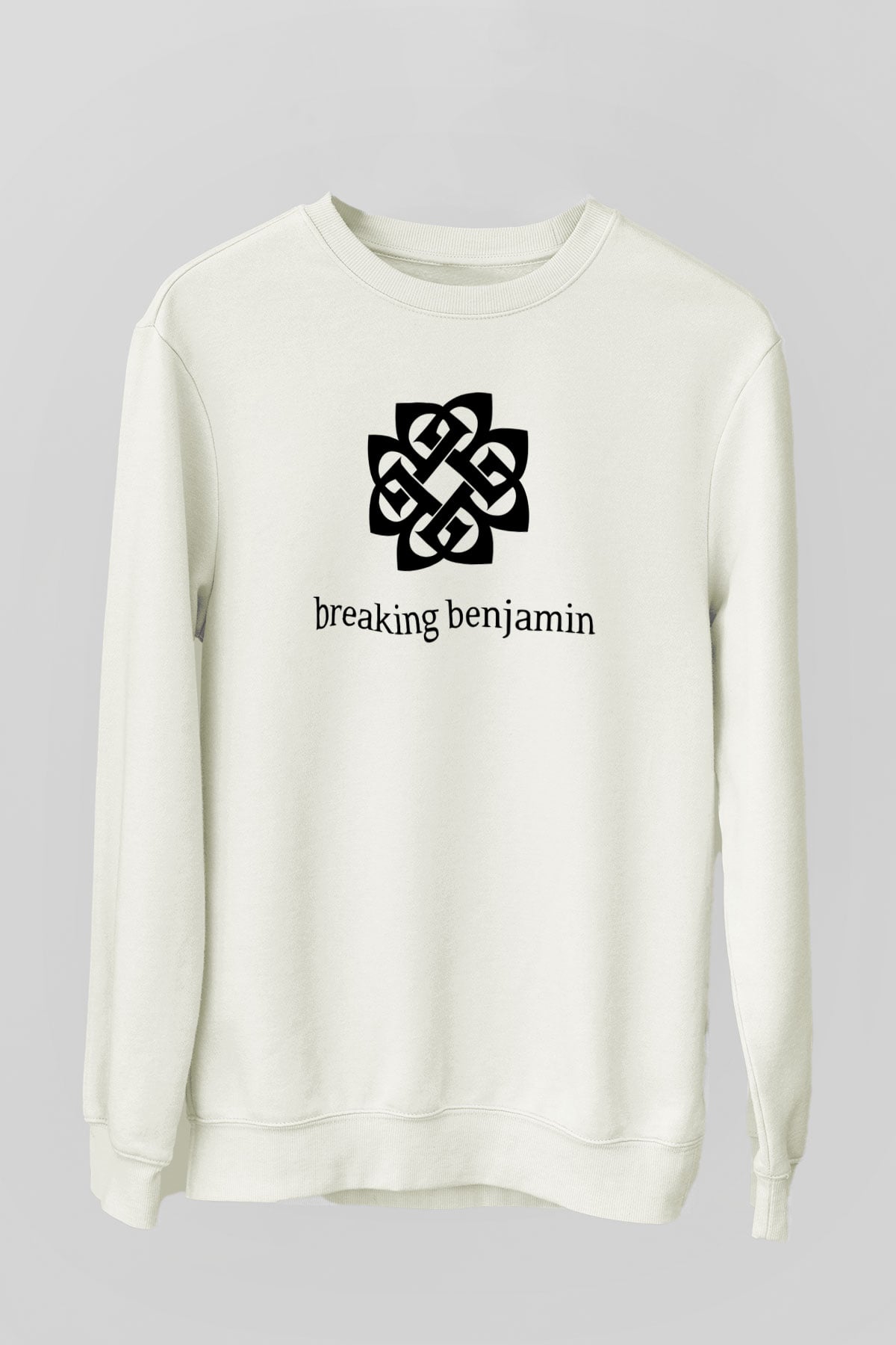 Breaking Benjamin Beyaz Unisex Sweatshirt