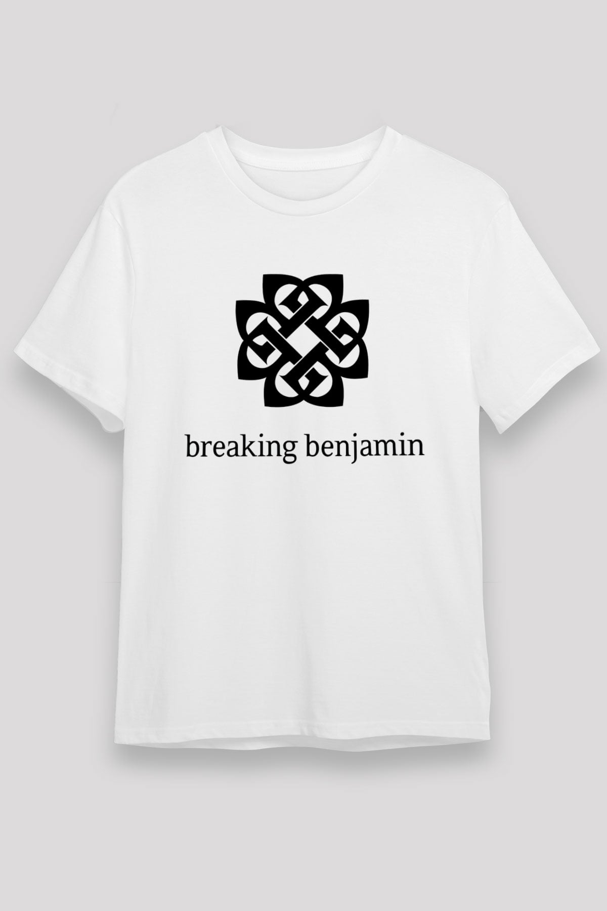 Breaking Benjamin Beyaz Unisex Tişört T-Shirt - TişörtFabrikası