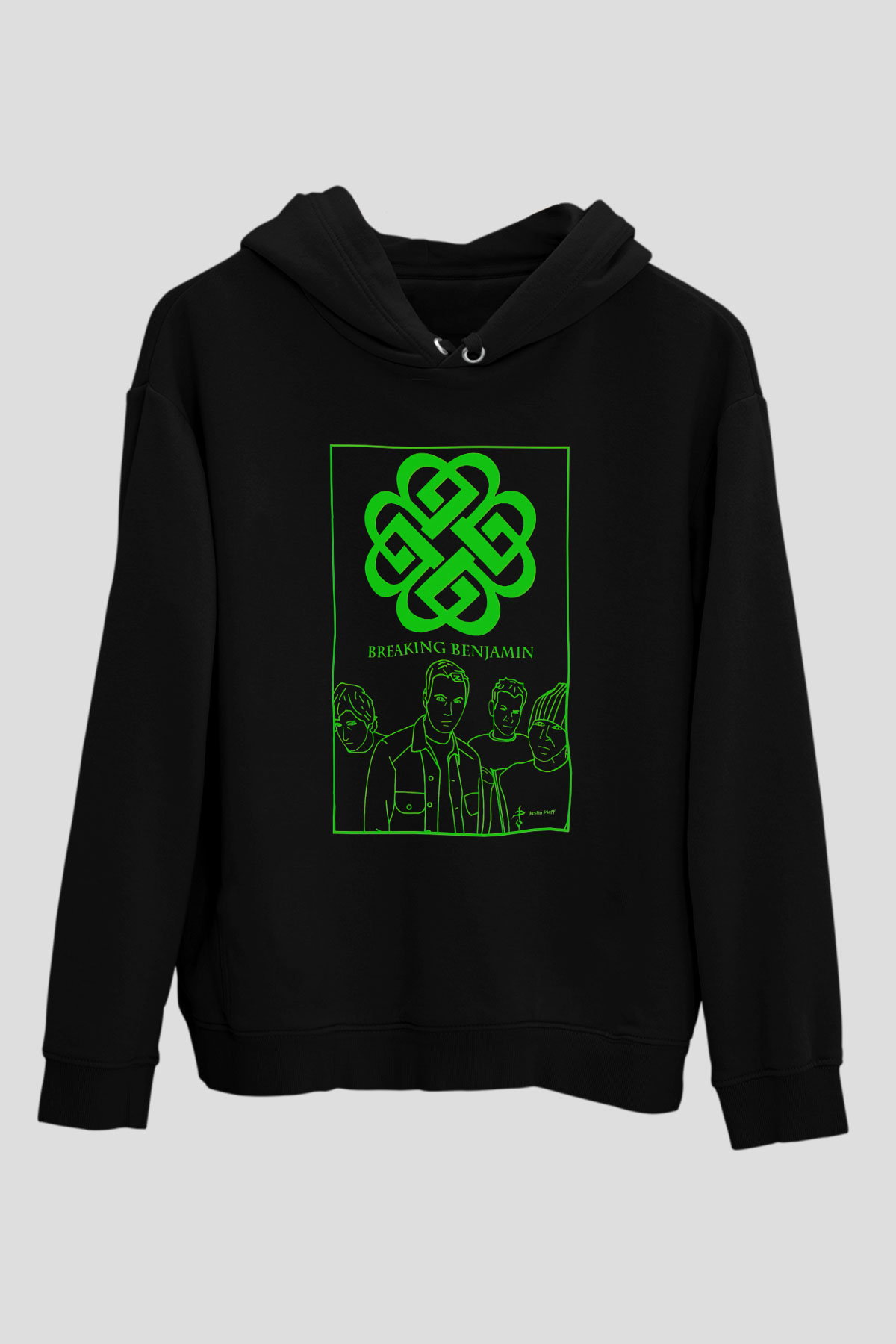 Breaking Benjamin Siyah Unisex Hoodie