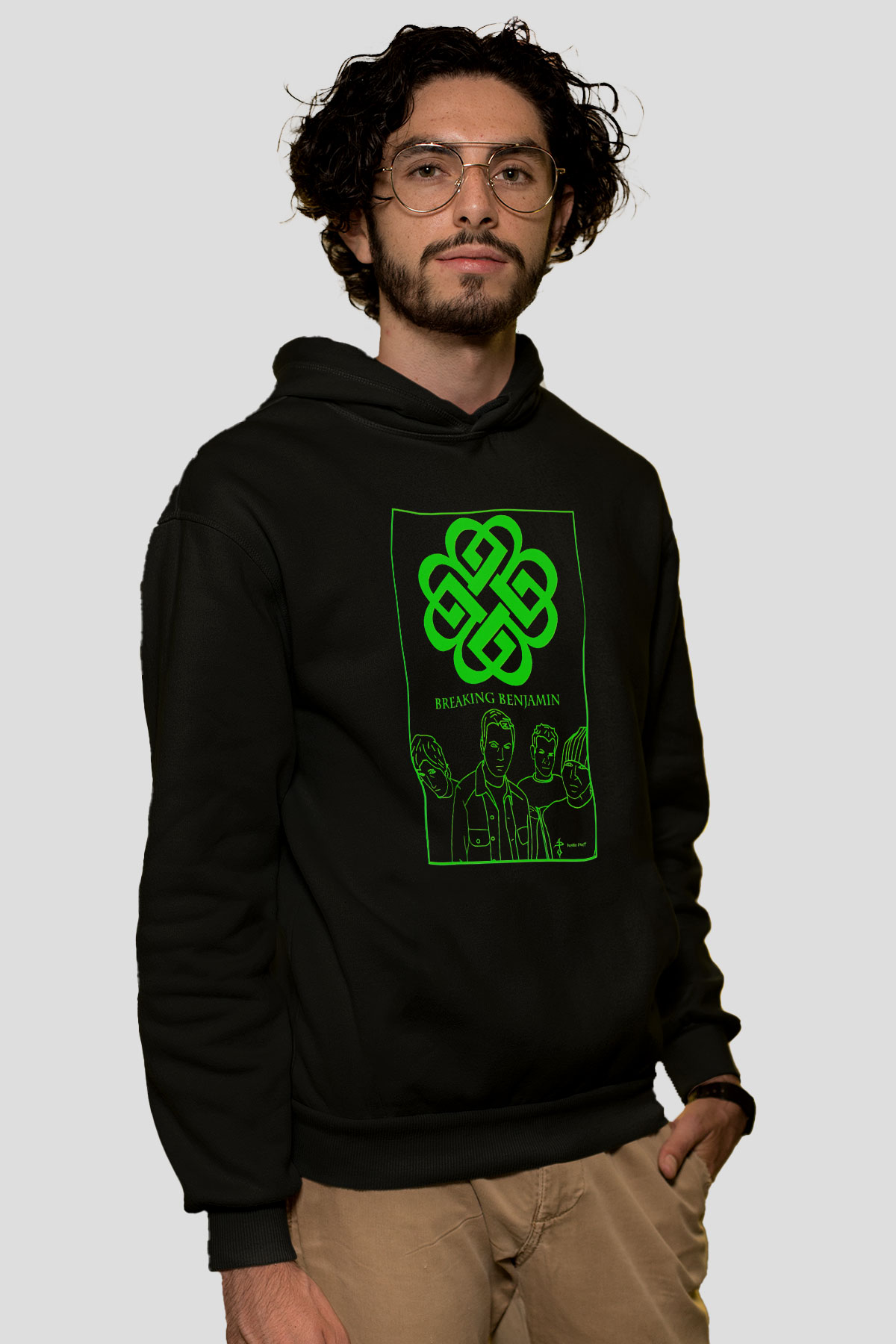 Breaking Benjamin Siyah Unisex Hoodie