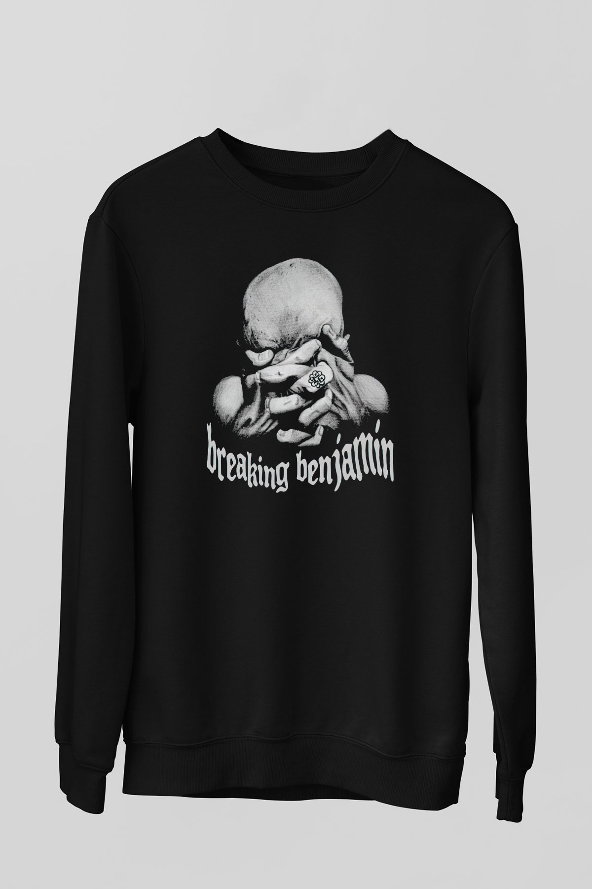 Breaking Benjamin Siyah Unisex Sweatshirt