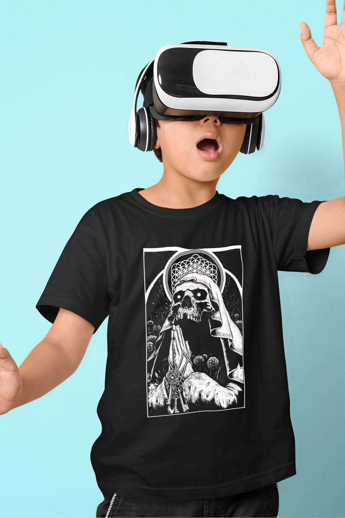 Bring Me the Horizon Baskılı Siyah Unisex Çocuk Tişört