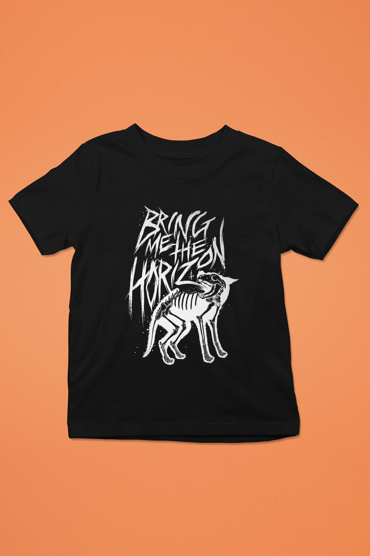 Bring Me the Horizon Baskılı Siyah Unisex Çocuk Tişört