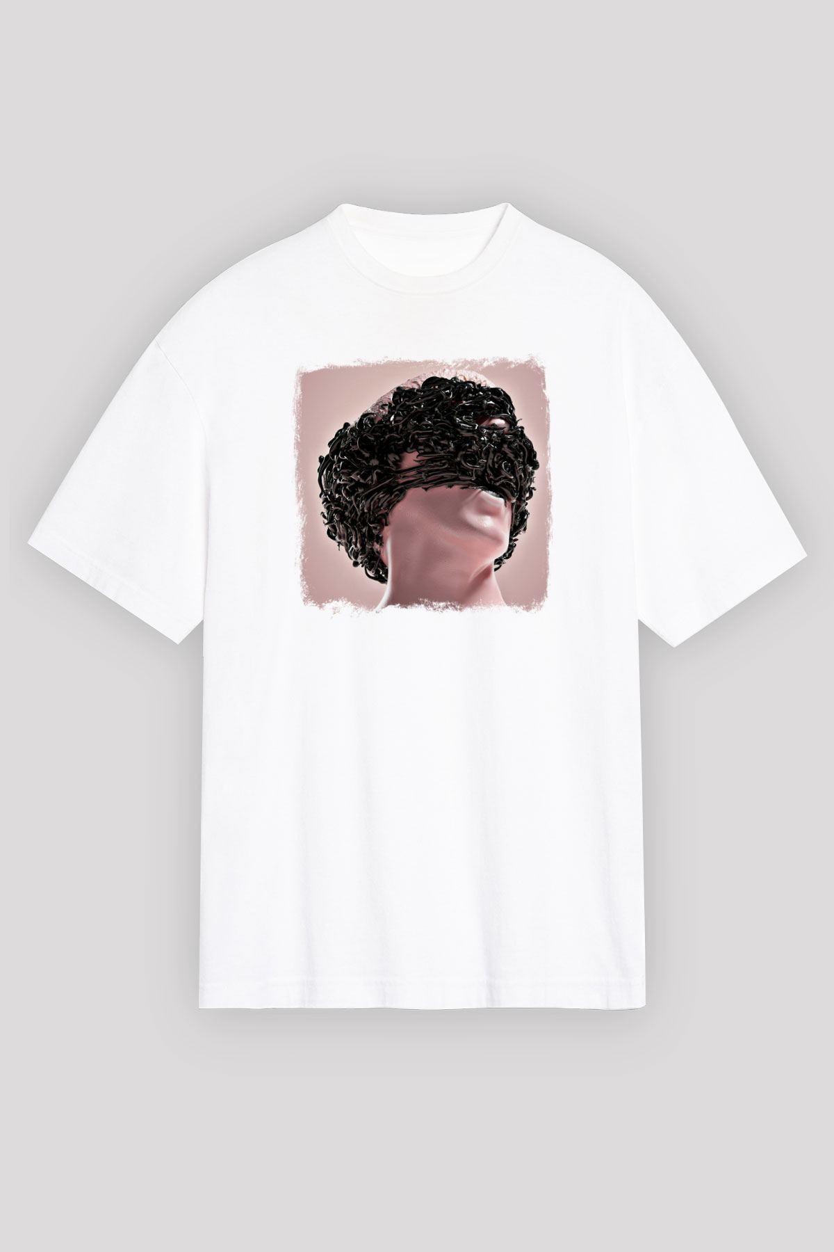 Bring Me the Horizon Baskılı Unisex Beyaz Oversize Tişört
