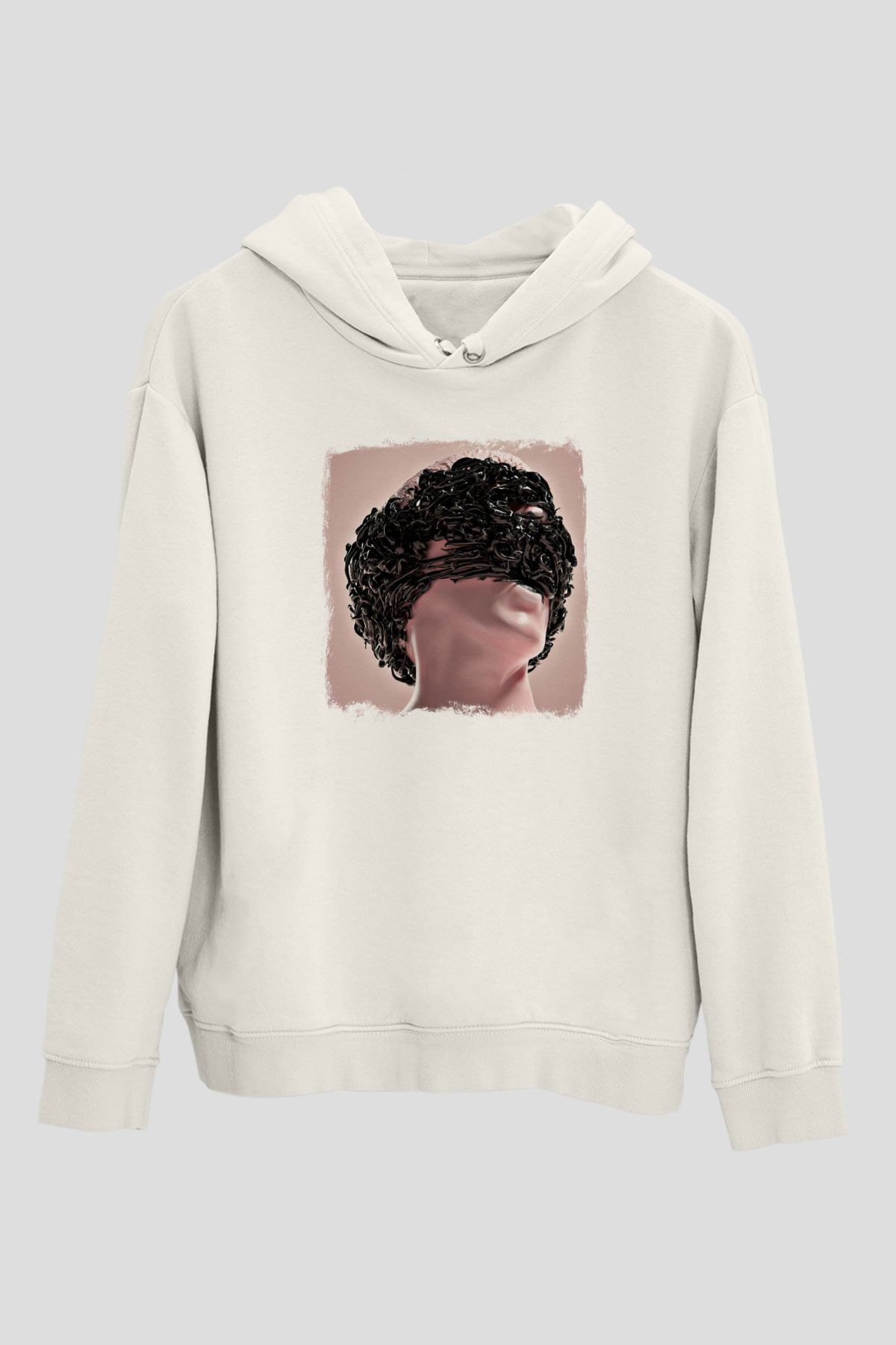 Bring Me the Horizon Baskılı Unisex Beyaz Hoodie