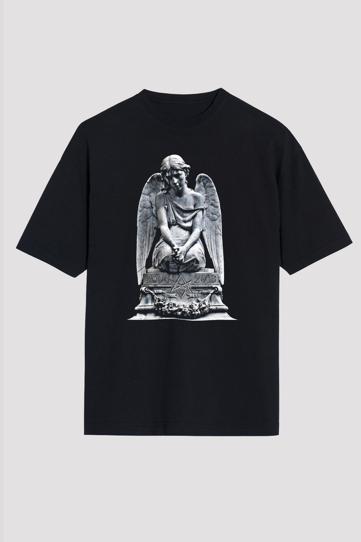 Bring Me the Horizon Baskılı Unisex Siyah Oversize Tişört
