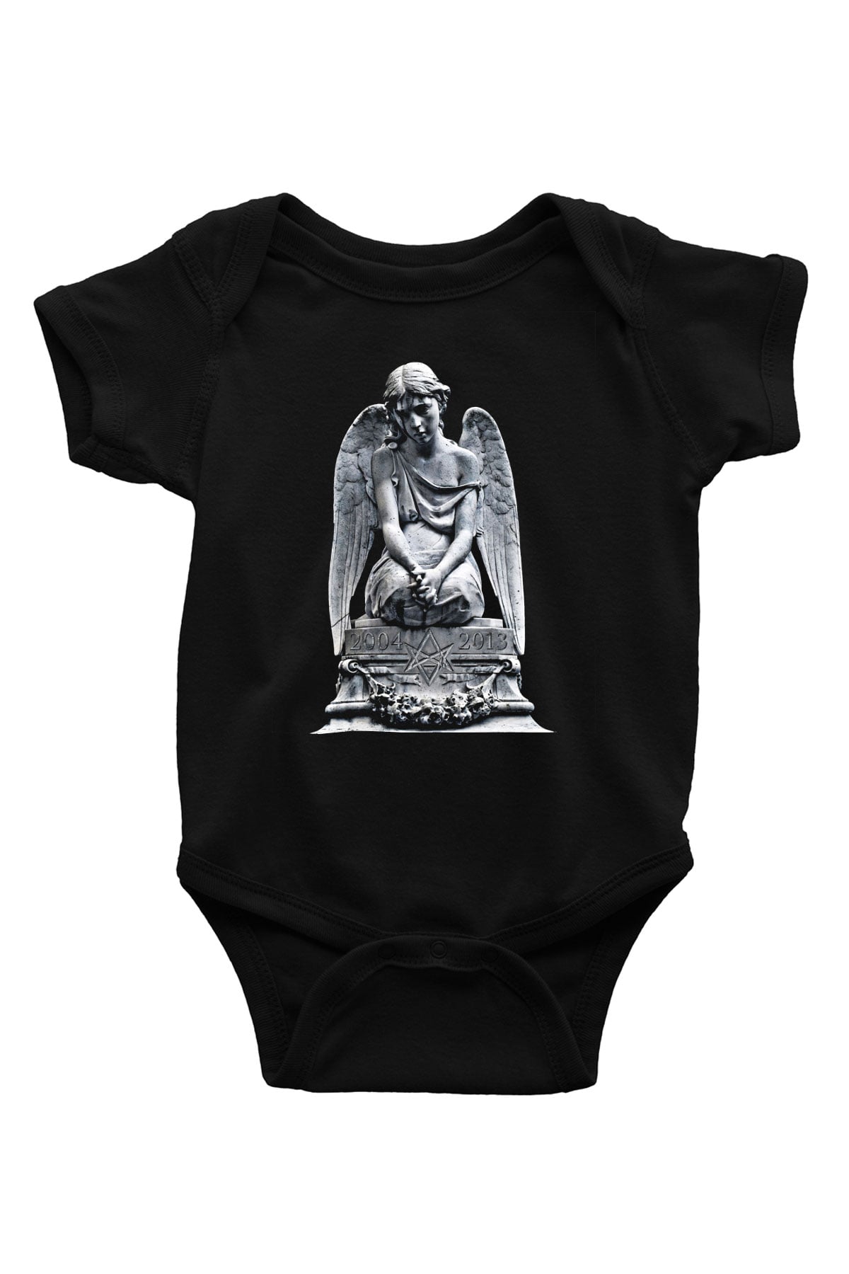 Bring Me the Horizon Baskılı Unisex Siyah Bebek Body - Zıbın