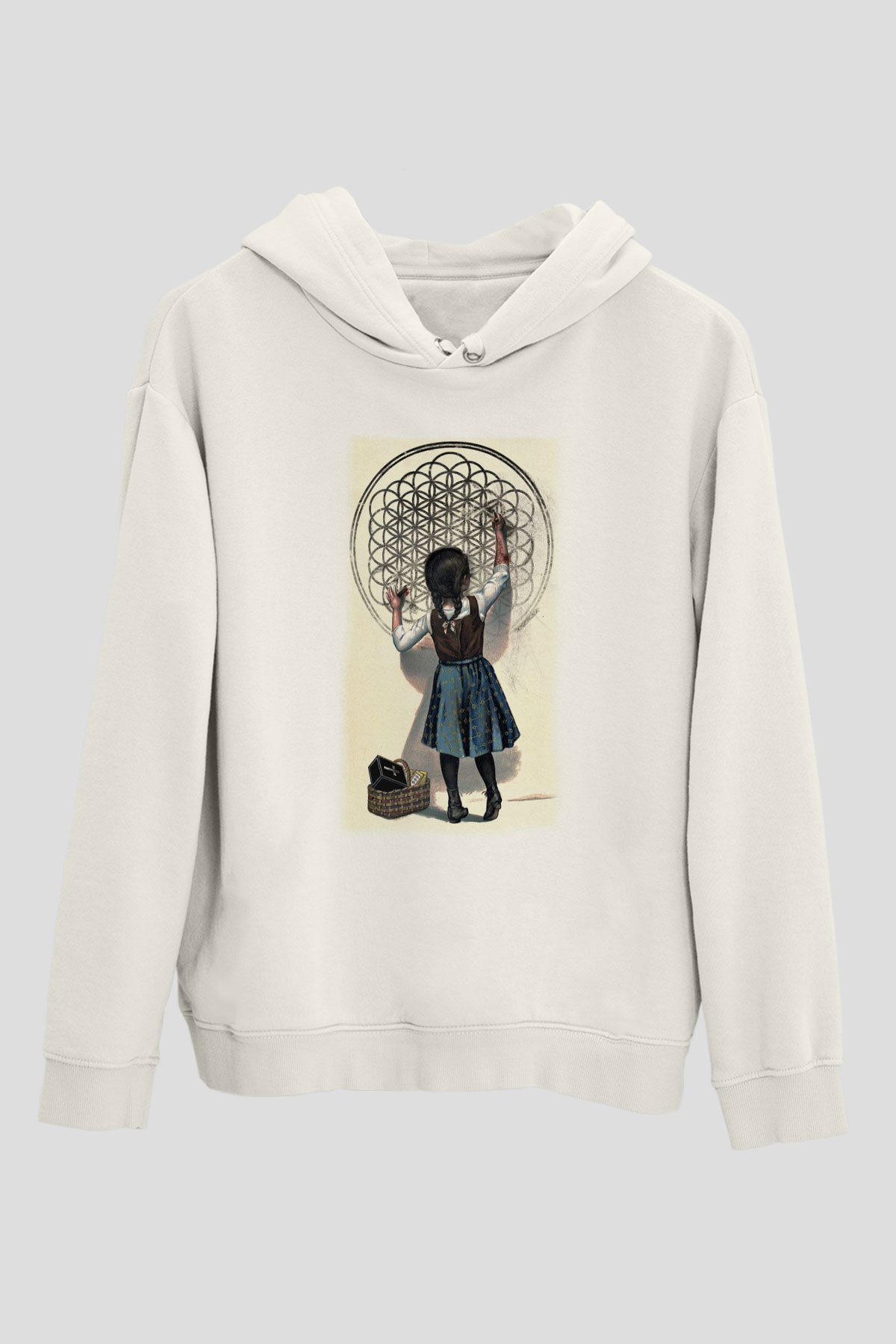 Bring Me the Horizon Beyaz Unisex Kapüşonlu Sweatshirt