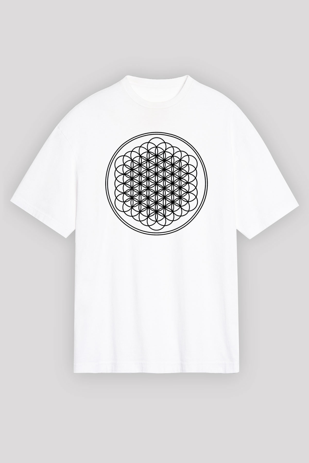 Bring Me the Horizon Beyaz Unisex Oversize Tişört T-Shirt