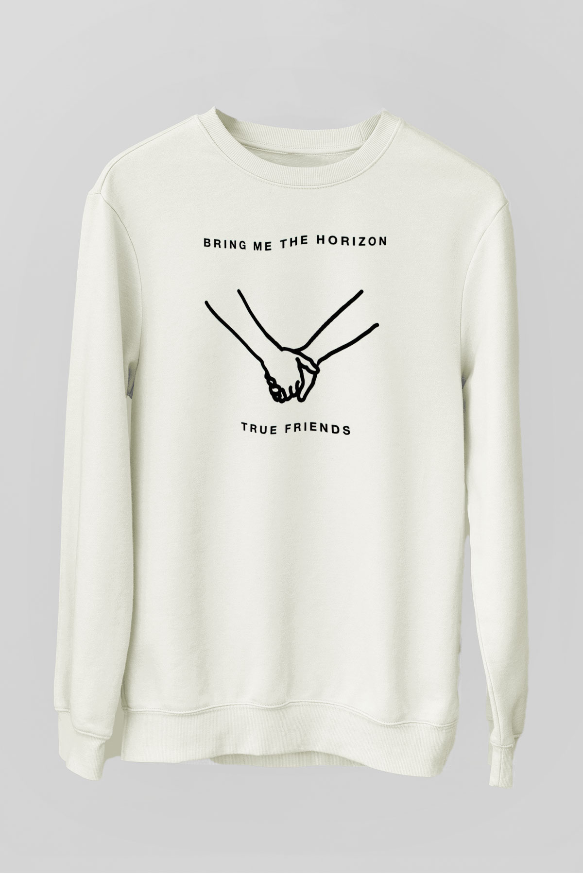Bring Me the Horizon Beyaz Unisex Sweatshirt