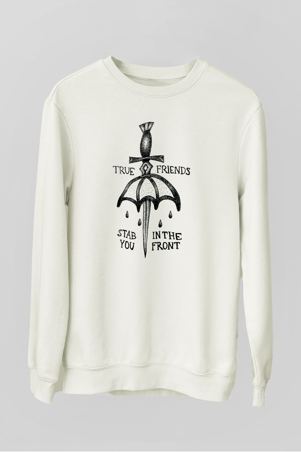 Bring Me the Horizon Beyaz Unisex Sweatshirt